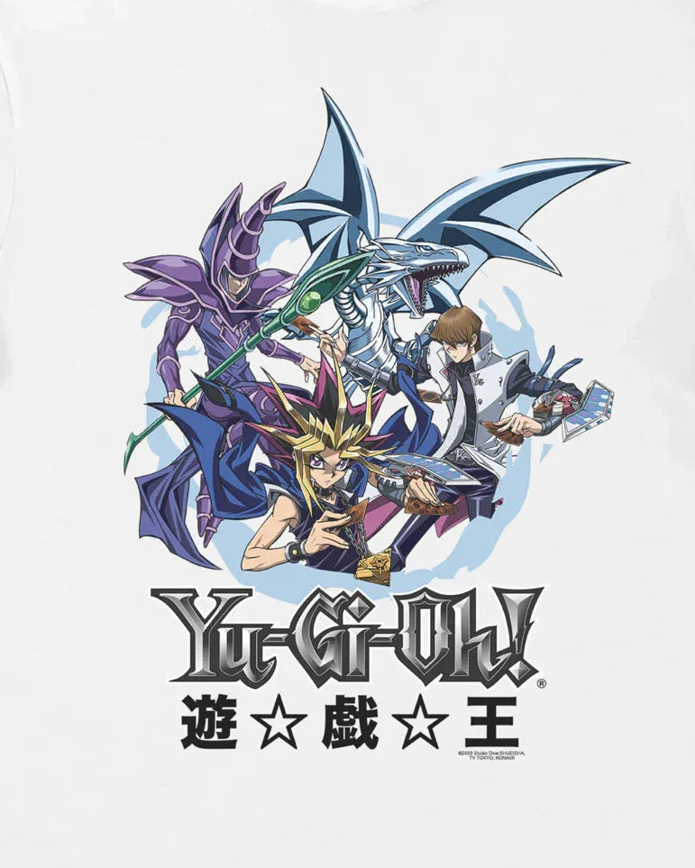 Official Yu-Gi-Oh! low crop/Tshirt crop - white