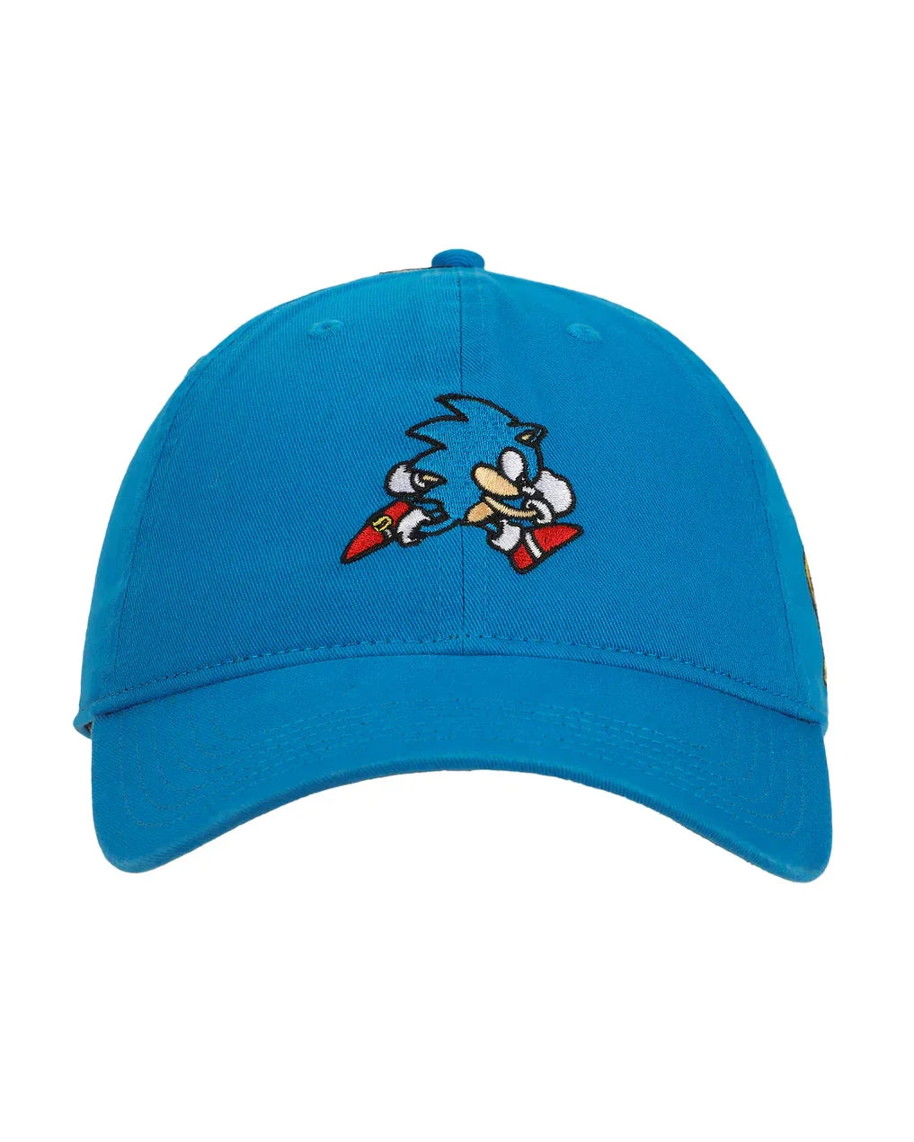 Official Sonic The Hedgehog Heavy Cotton Wash Adult Adjustable Slide Blue Cap
