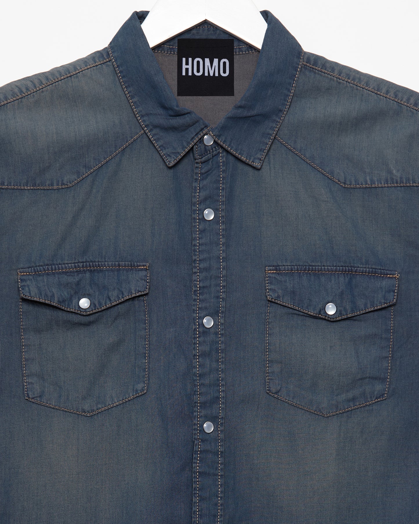 Denim shirt, long-sleeve - Blue Jean