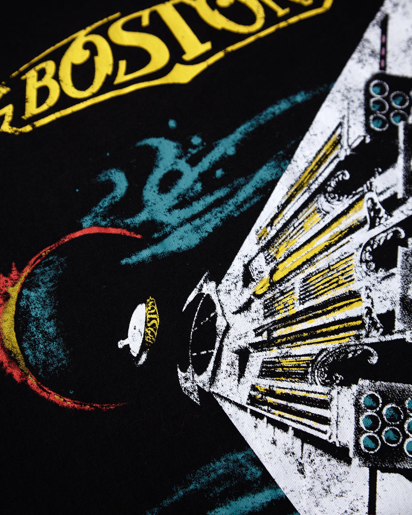 Boston Unisex Ringer T-Shirt: US Tour '87 (front & back print)