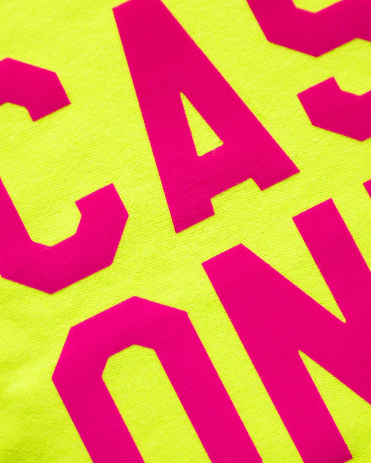 Fluorescent pink flock cash only - Fluorescent yellow crop top - HOMOLONDON