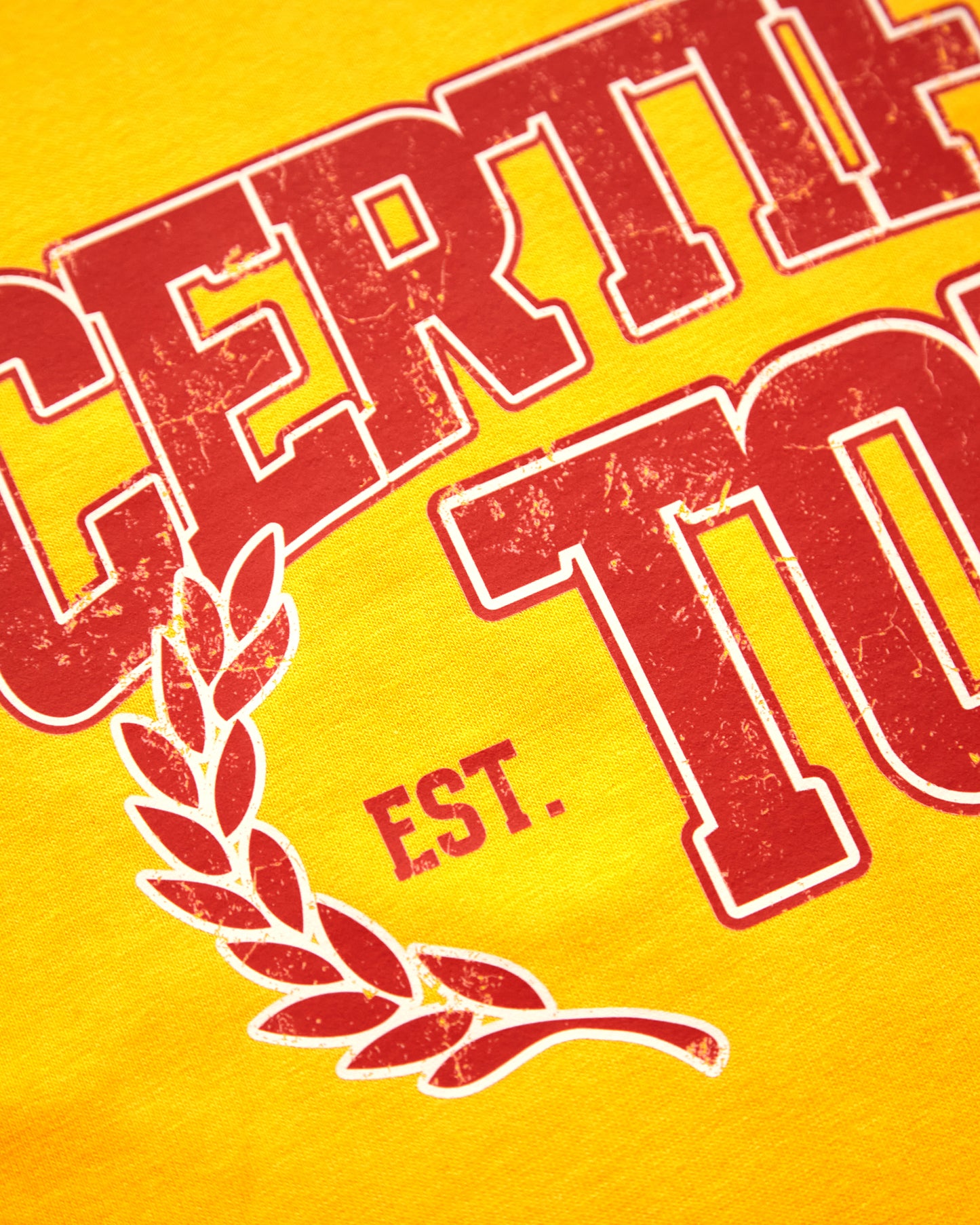 Certified Top (College style) soft style hoodie - yellow