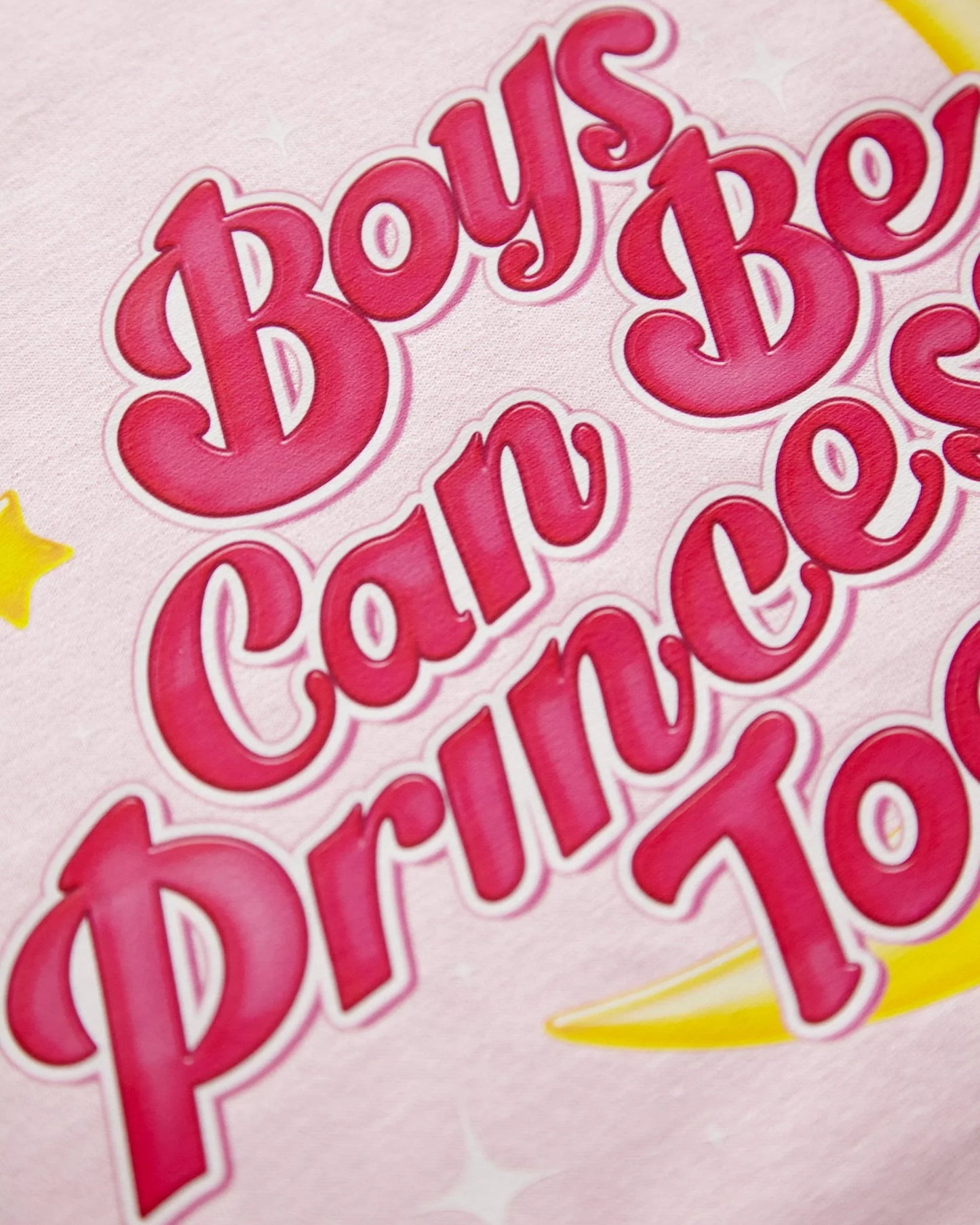 Break Stereotypes: Boys can be princesses too on pink - tee - HOMOLONDON