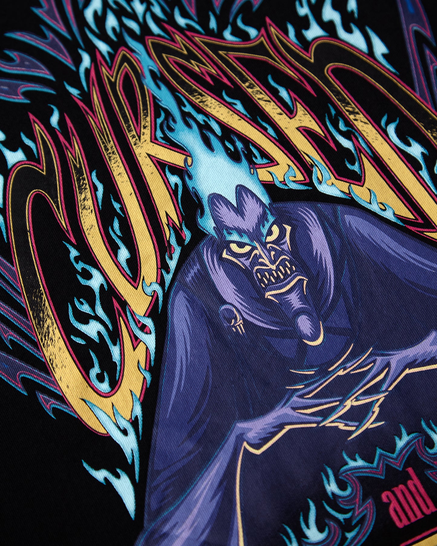 DISNEY VILLAINS: Hades black -  low cut cropped t-shirt