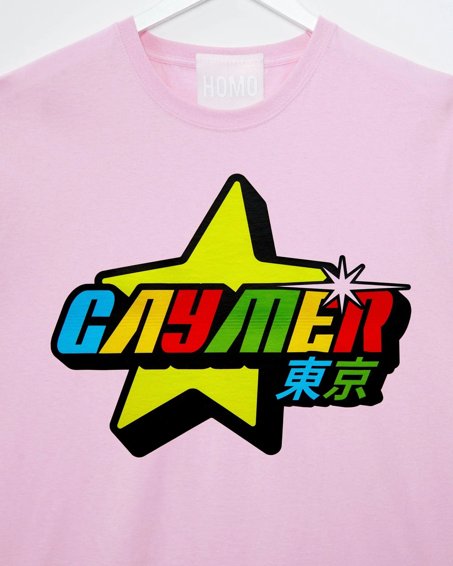 Gaymer on pink - tee. - HOMOLONDON
