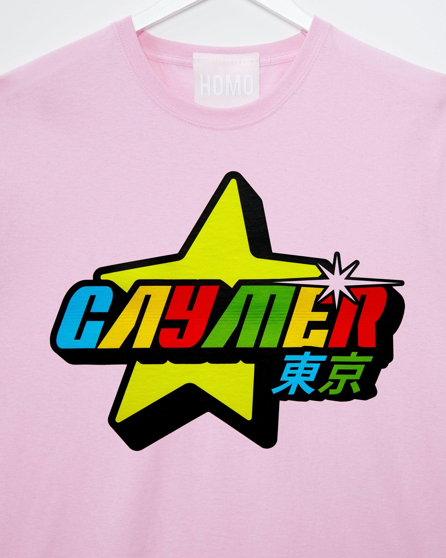 Gaymer on pink - tee.