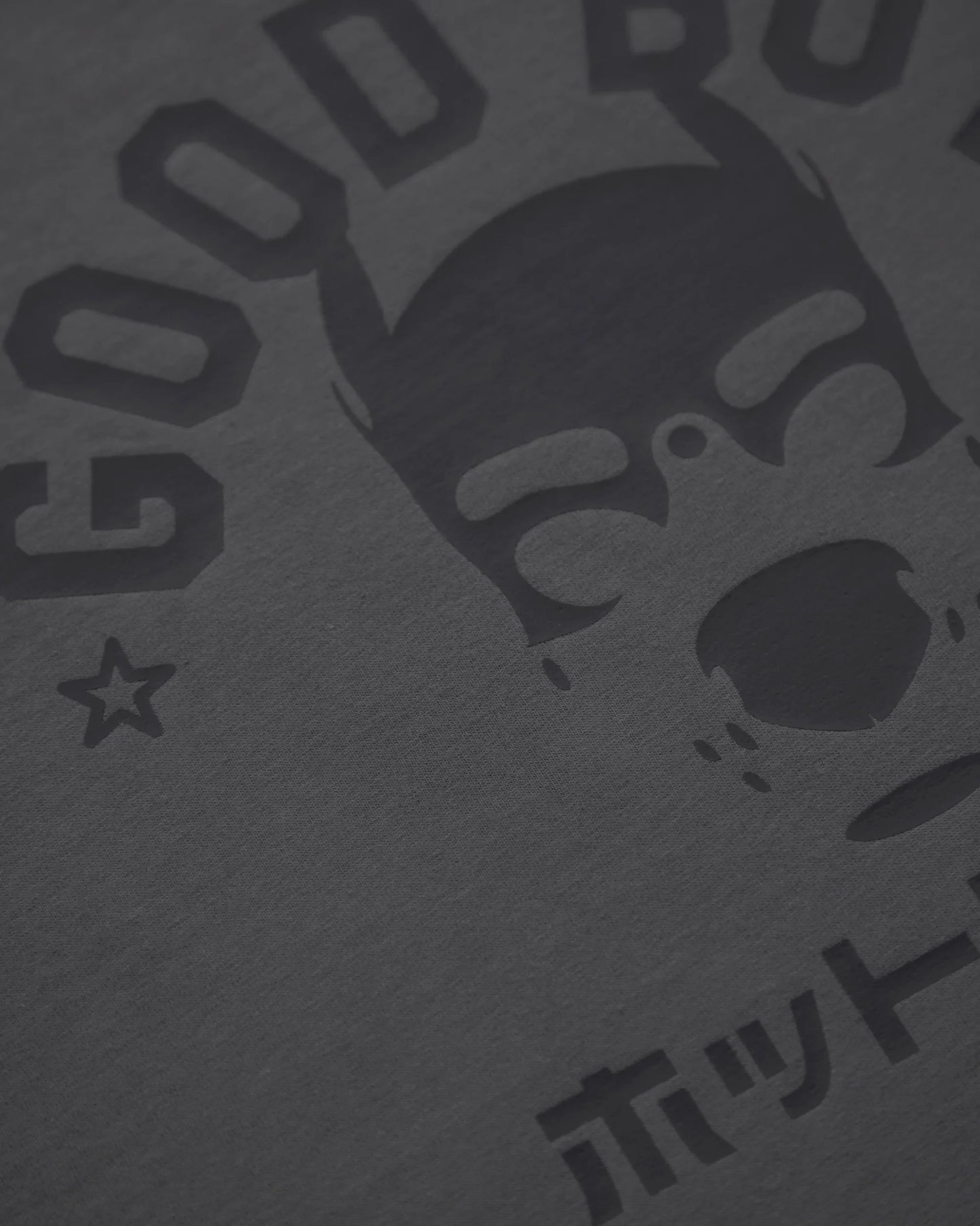 PUP Collection: GOOD BOY, Pup mask style, tee - charcoal