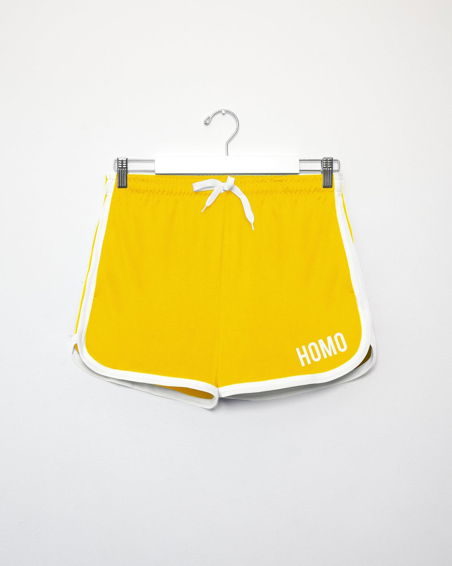 HOMO Short Shorts - yellow/white