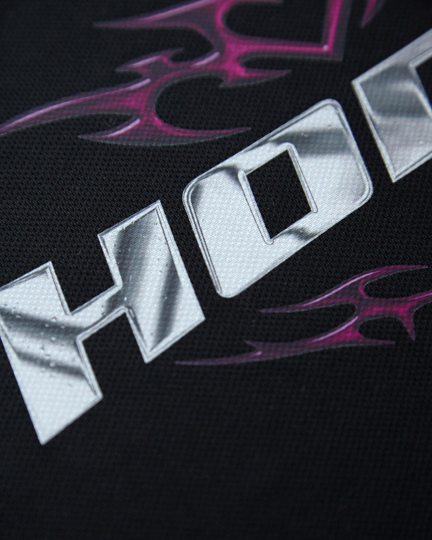 Double Pack - Chrome Y2K: HOMO, silver and pink on black- tank and basket ball shorts - Full outfit.
