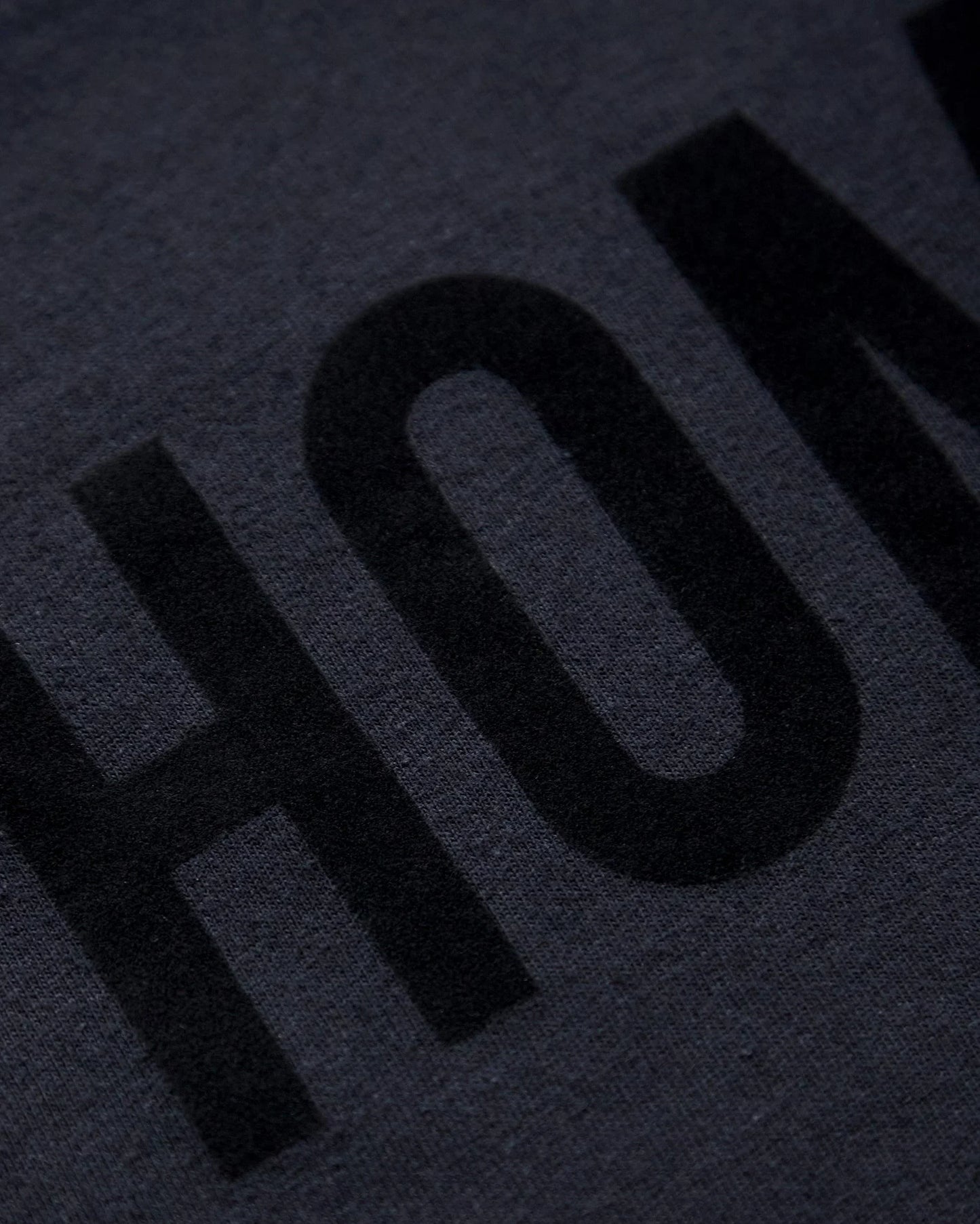 HOMO Black flock - black tshirt