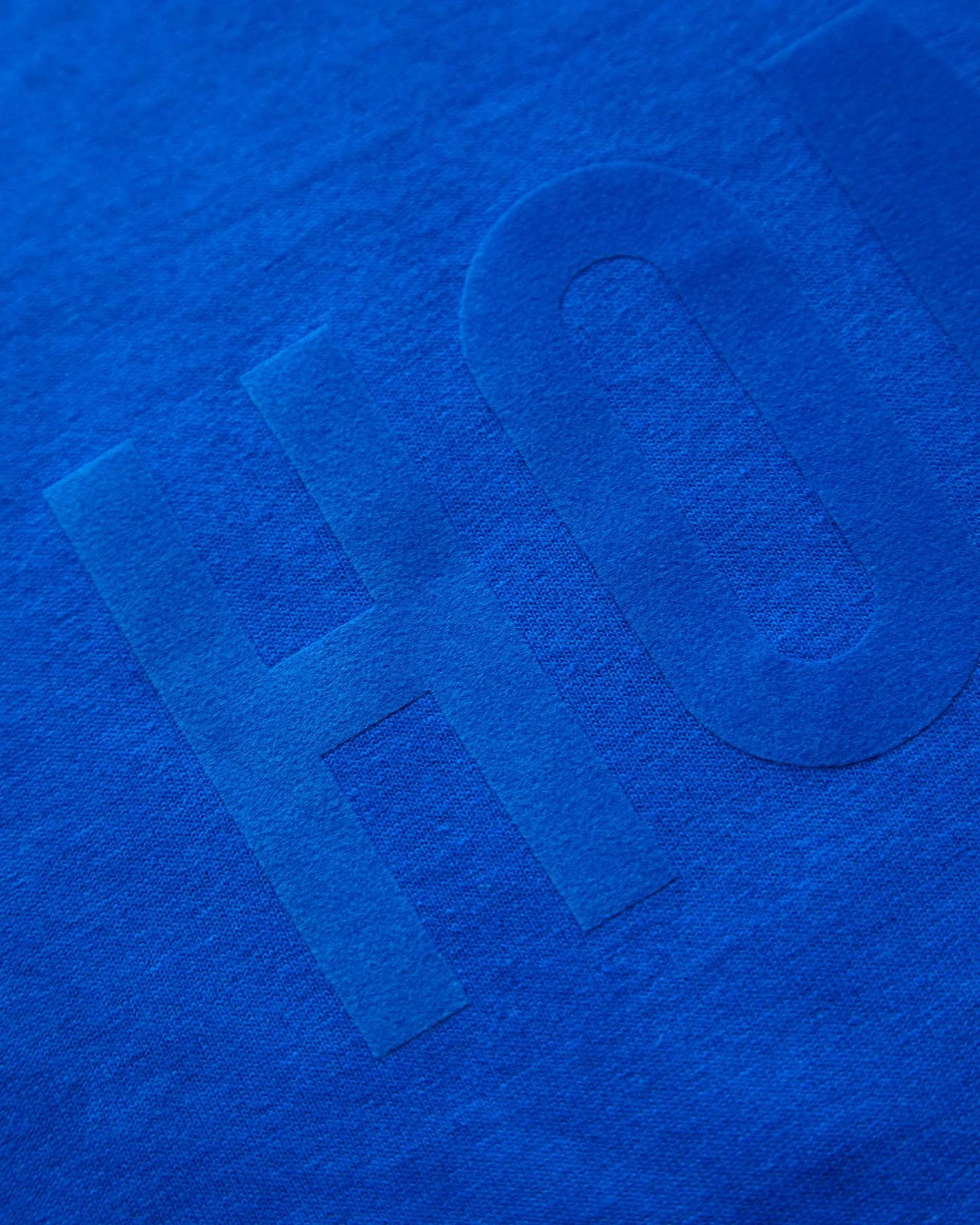 HOMO flock print blue - crop top - HOMOLONDON