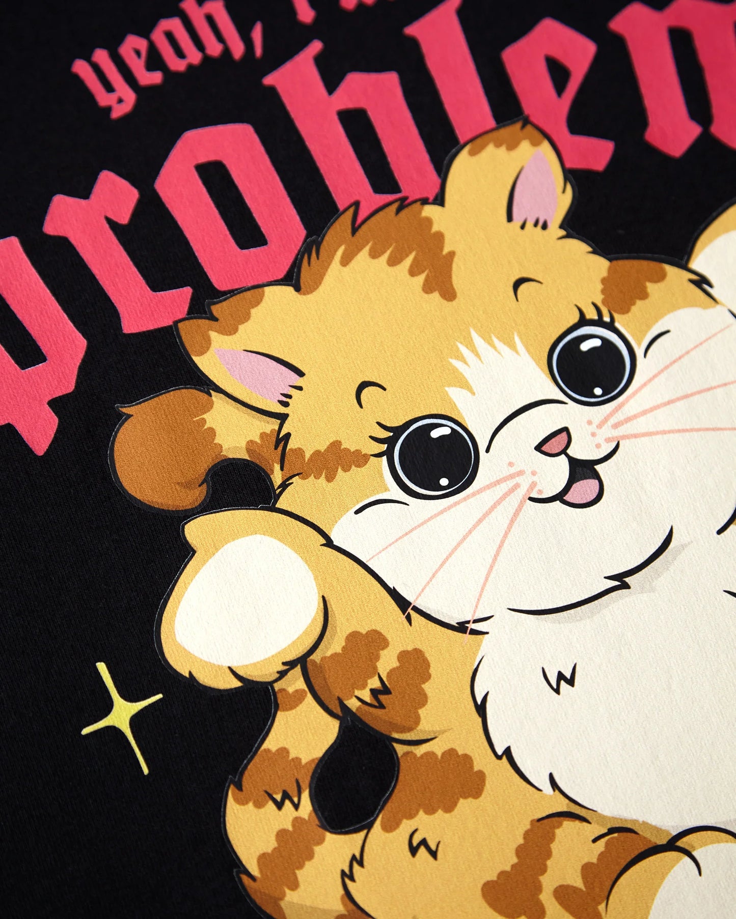 Yeah, Im the problem on black - tshirt