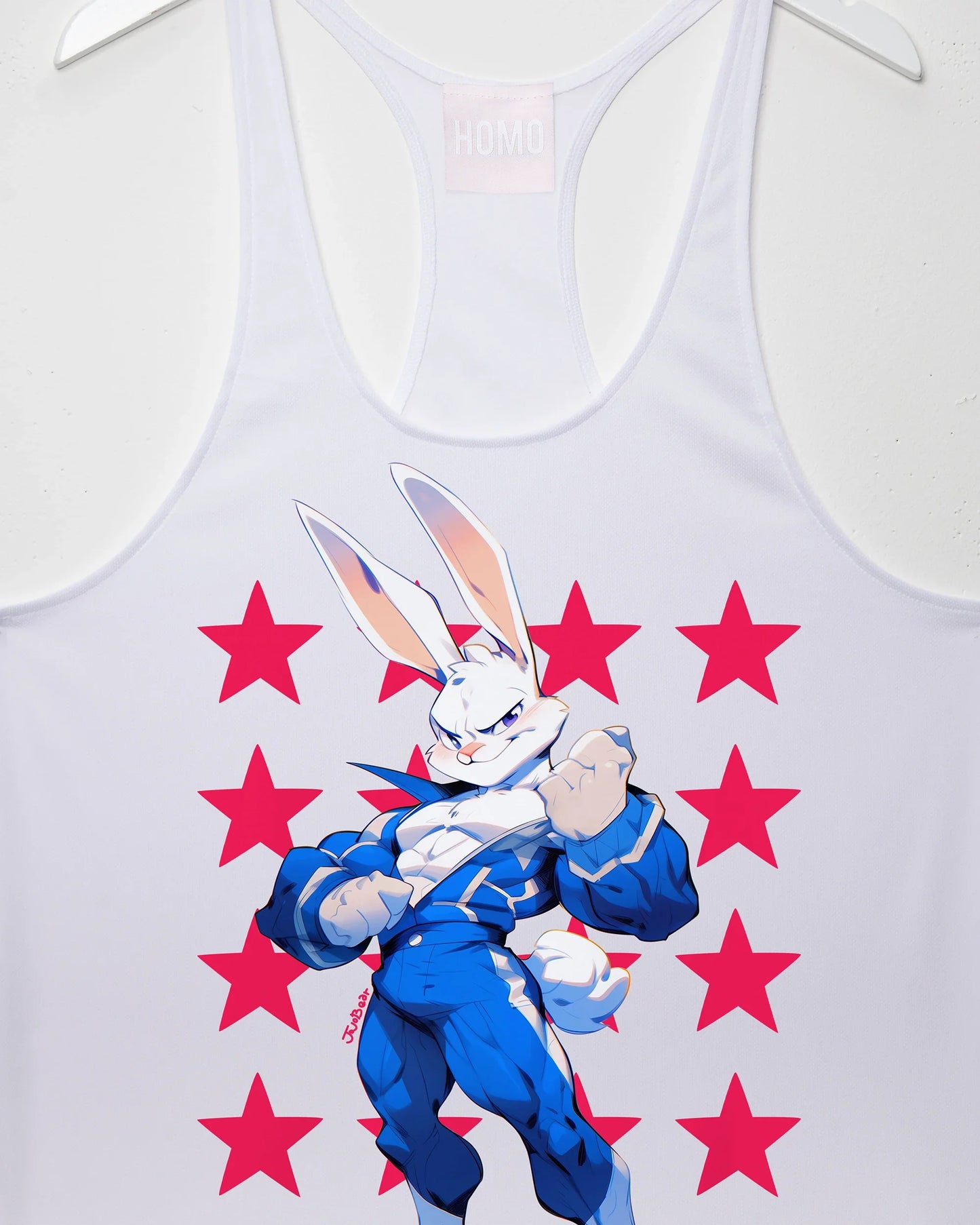 Space furries: Buck the Space ranger on white - Tank top