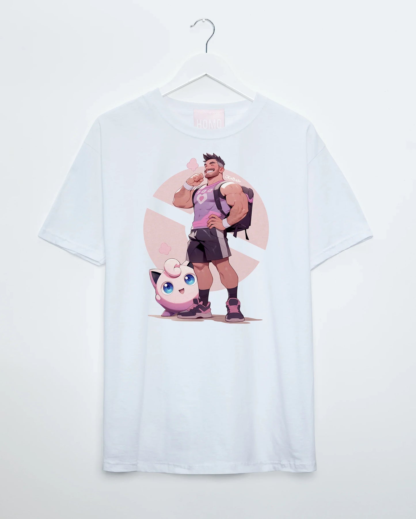 Jojo Bear: Trainer Stephen on white - tshirt