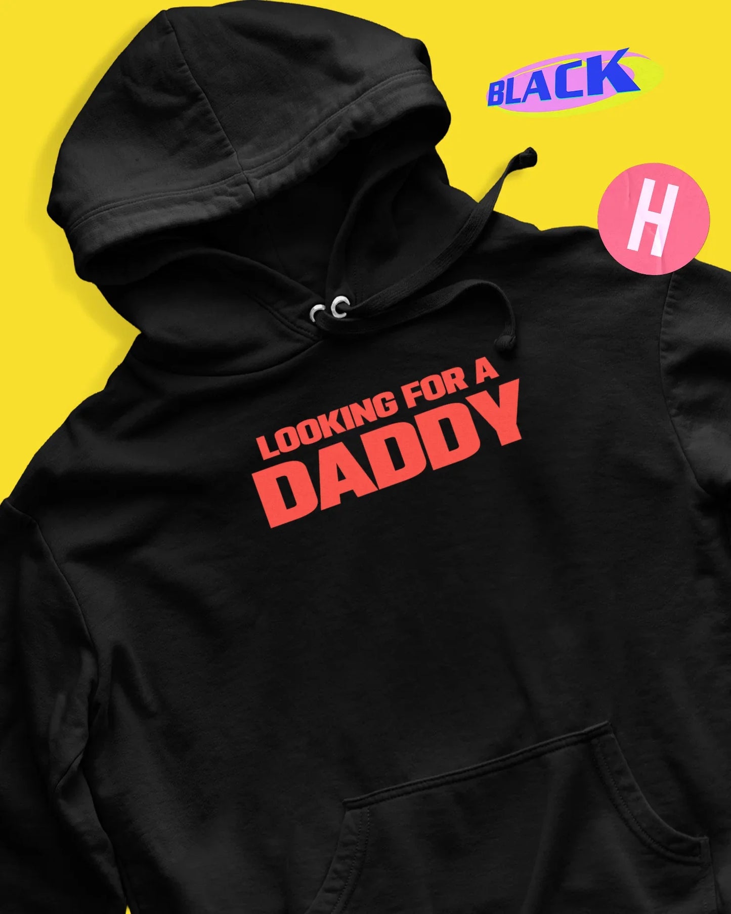Looking for a daddy soft style hoodie - black