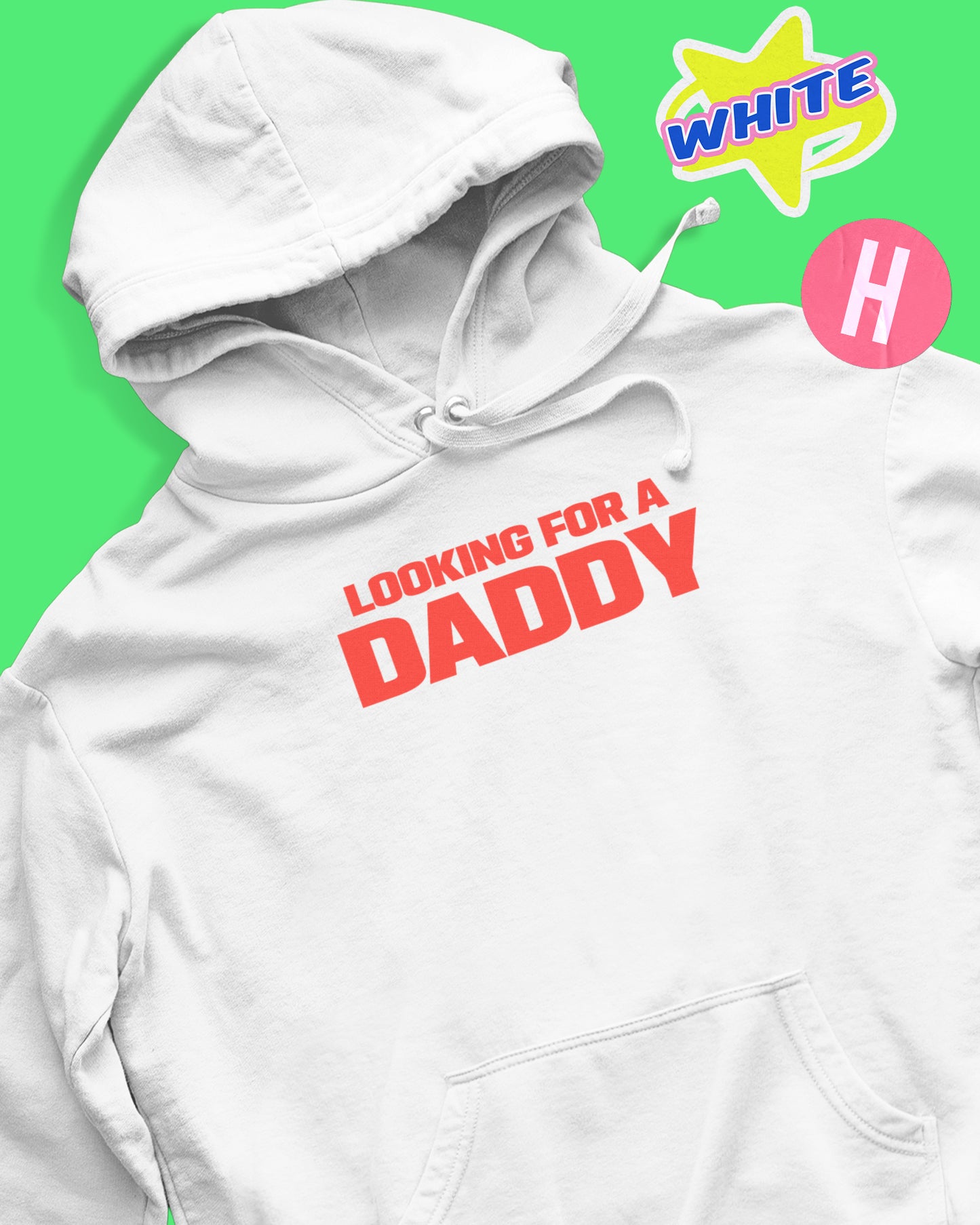Looking for a daddy soft style hoodie - white