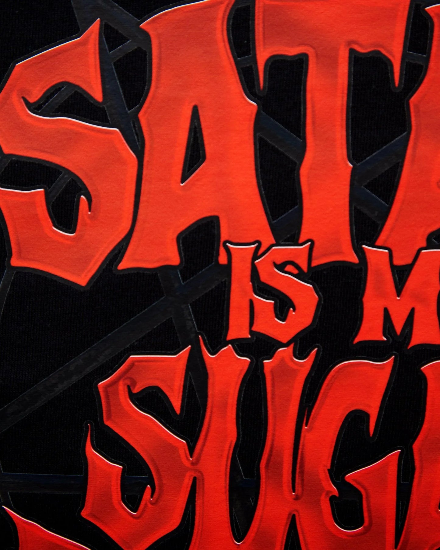 Satan is my sugar daddy on black long sleeve tee