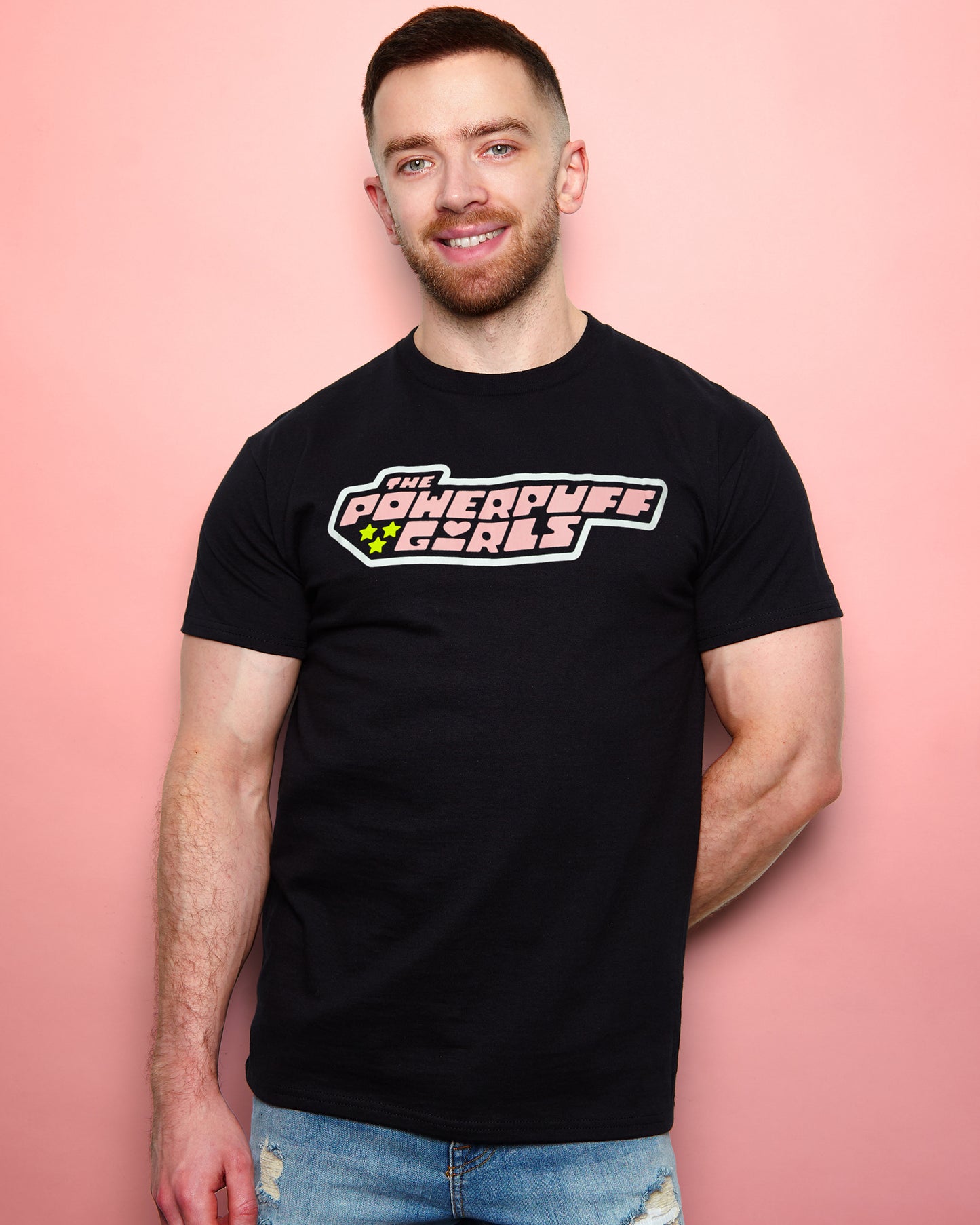 Official Power Puff Girls Unisex T-Shirt - black