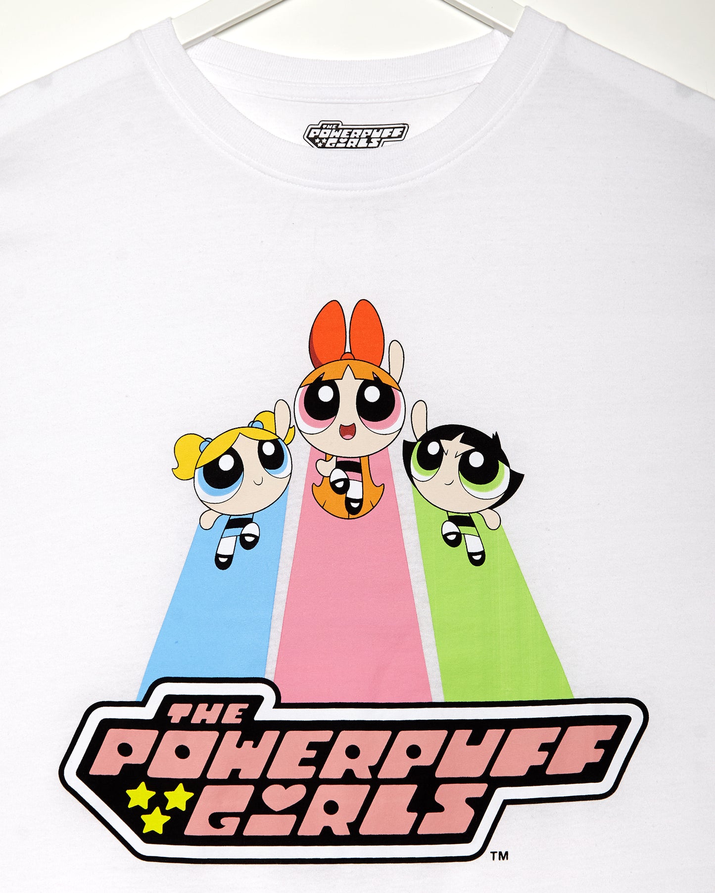 Official Power Puff Girls Unisex T-Shirt - white