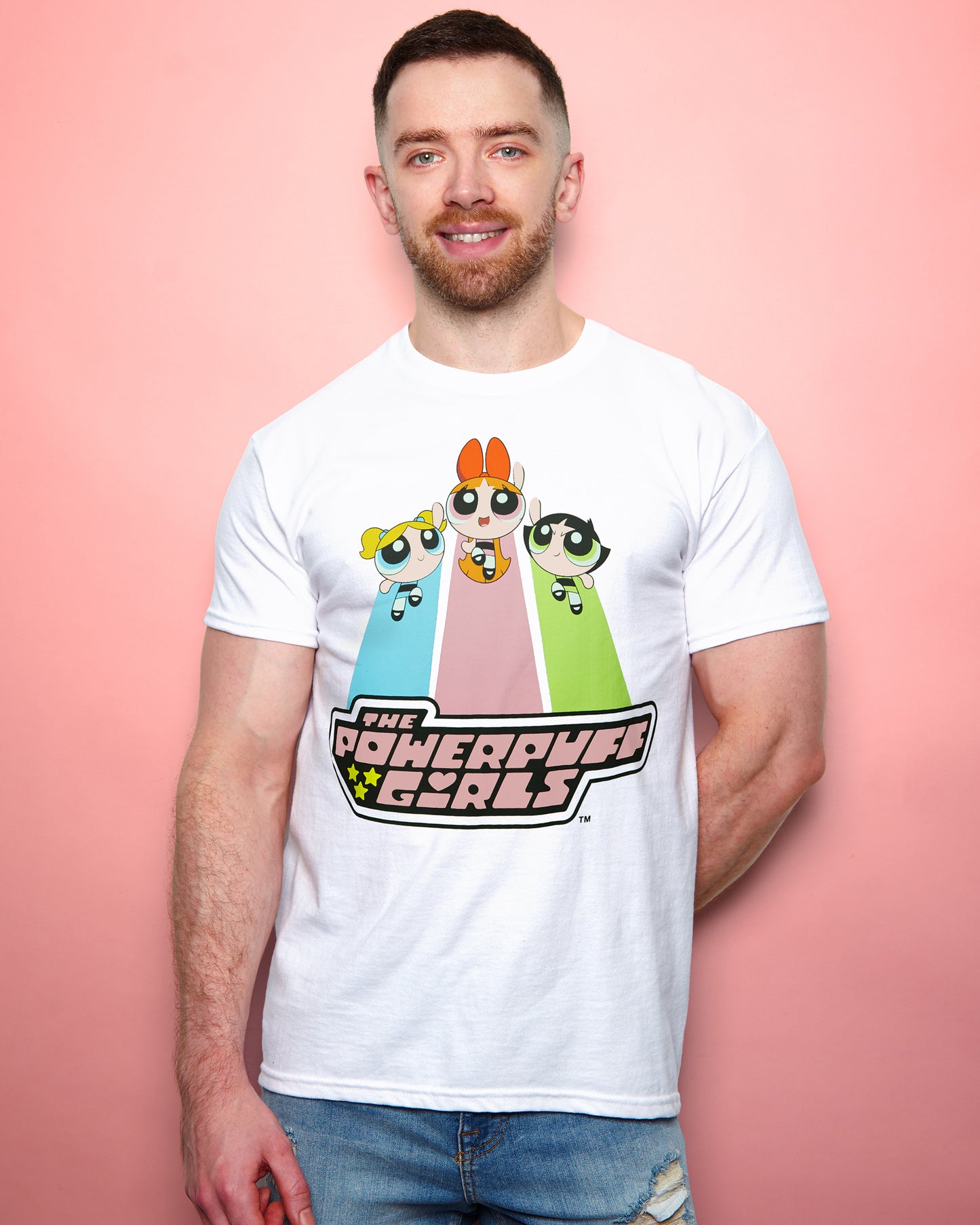 Official Power Puff Girls Unisex T-Shirt - white