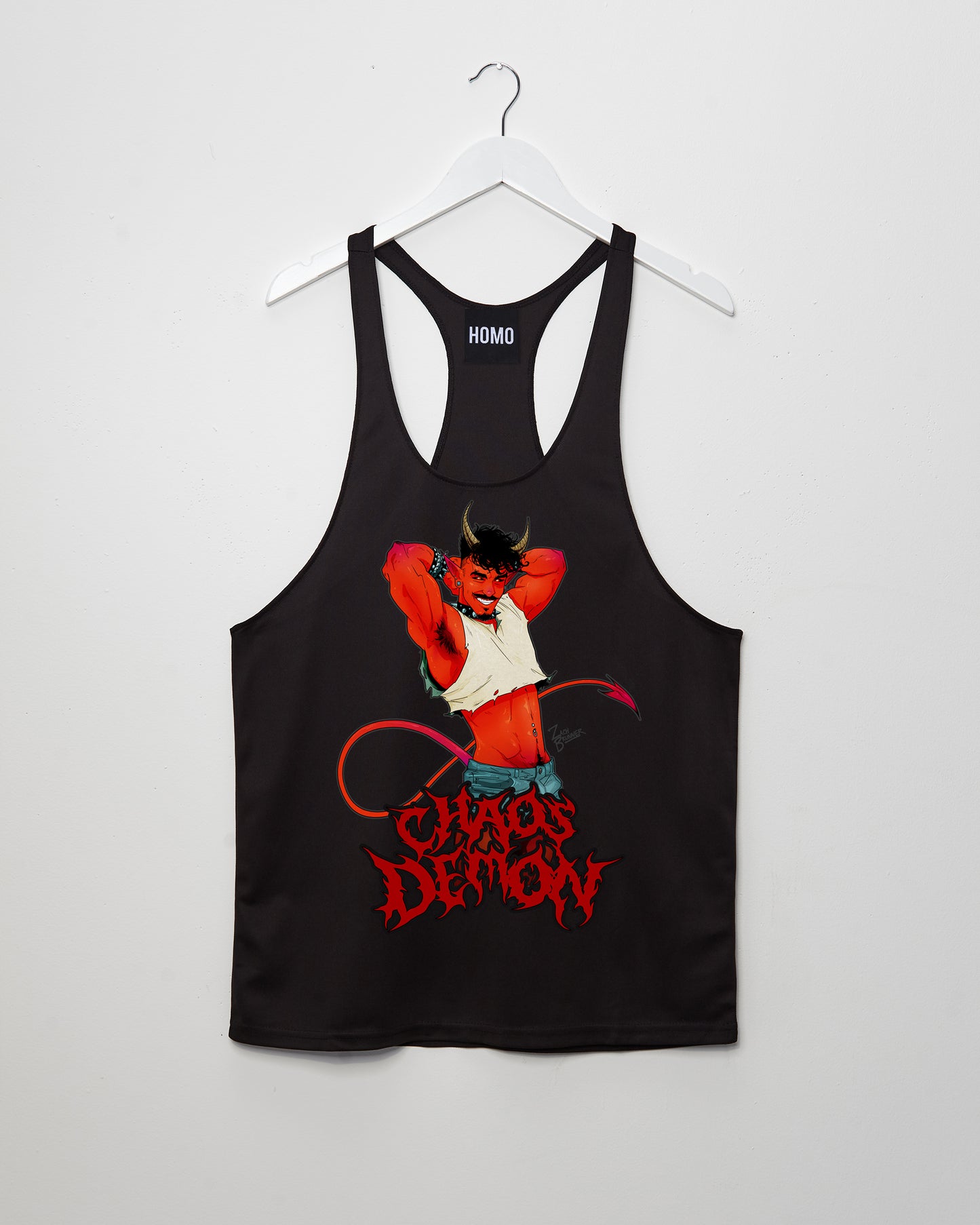 Demon core: Chaos demon vest - black