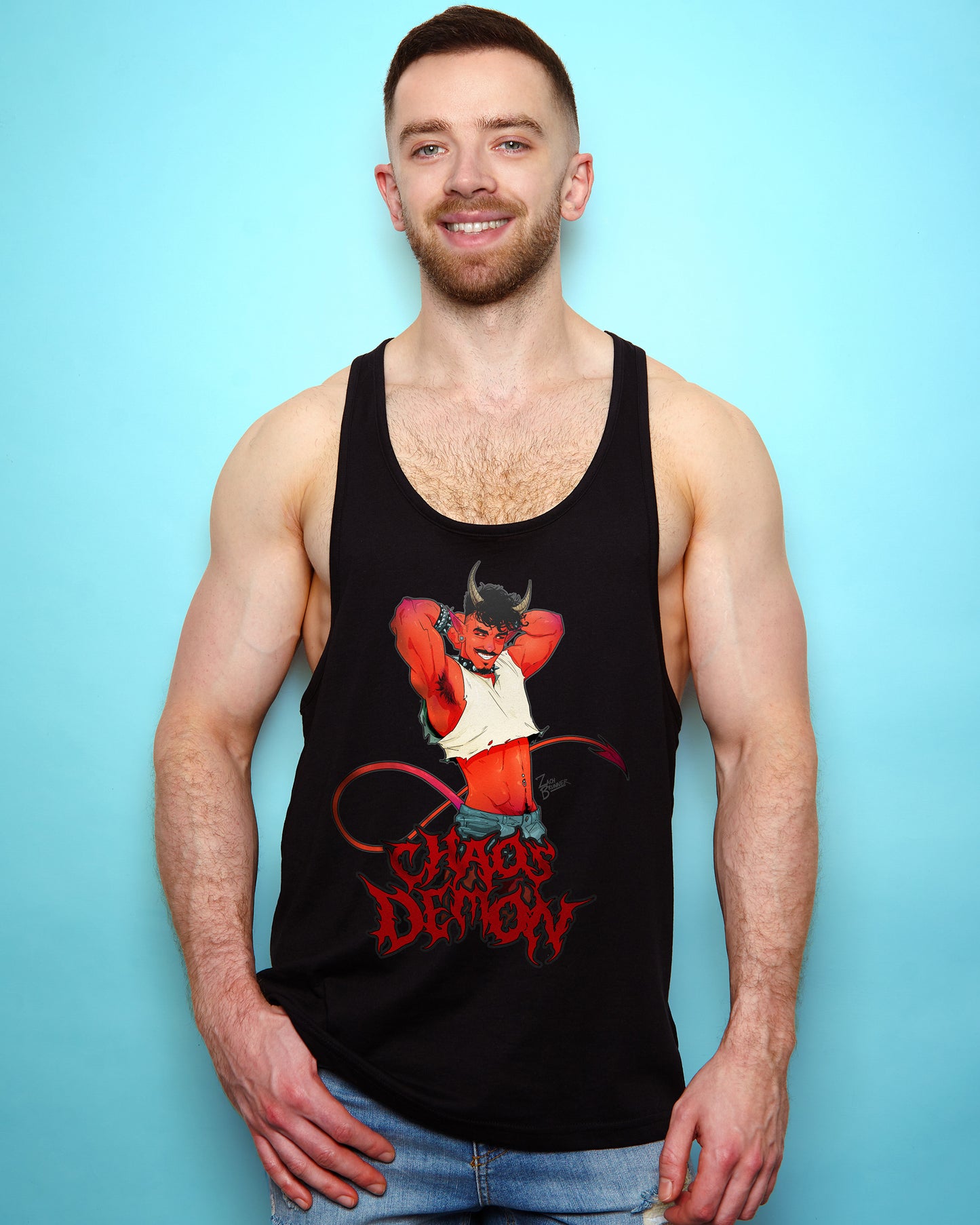 Demon core: Chaos demon vest - black