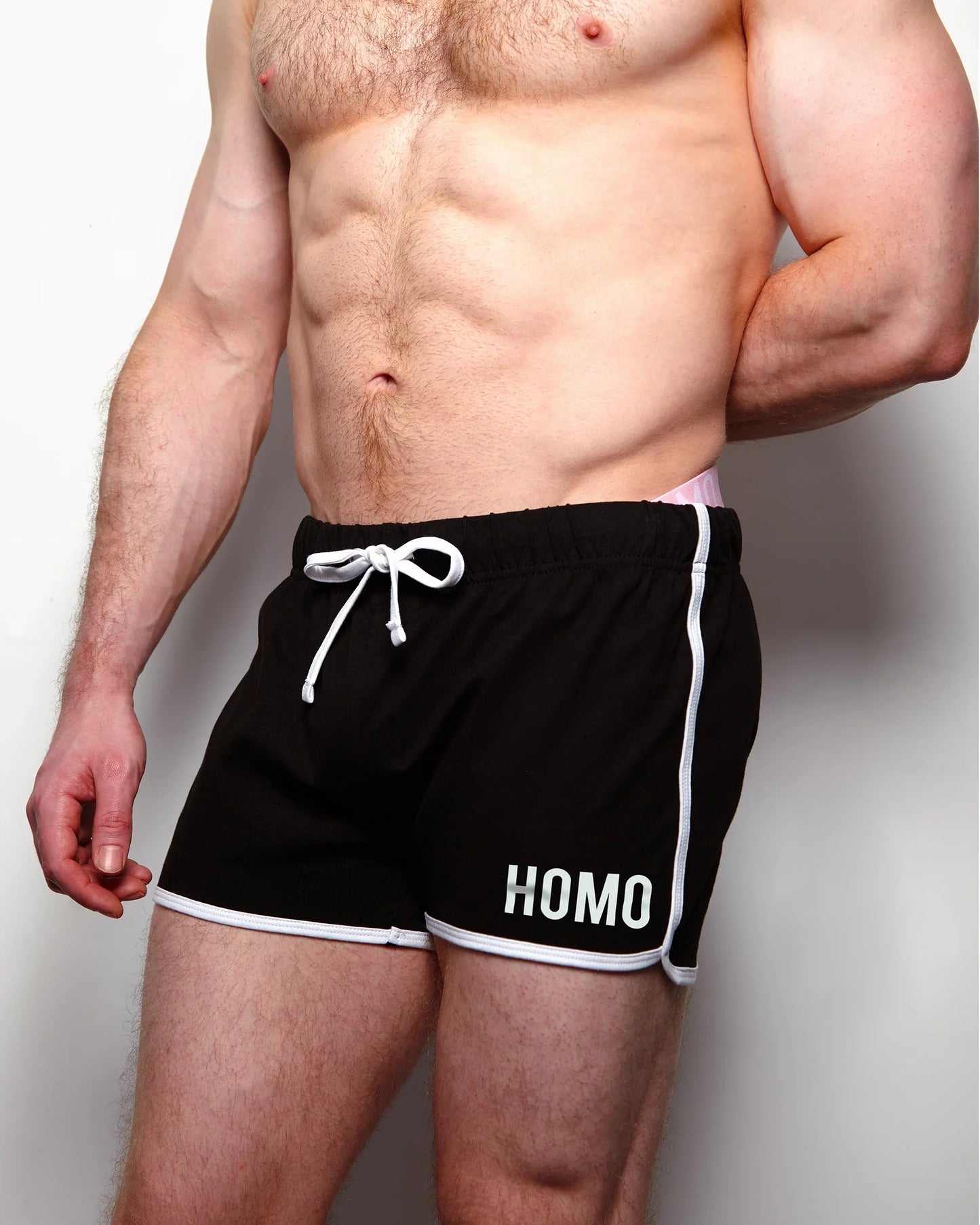 HOMO, Black and white - Retro shorts