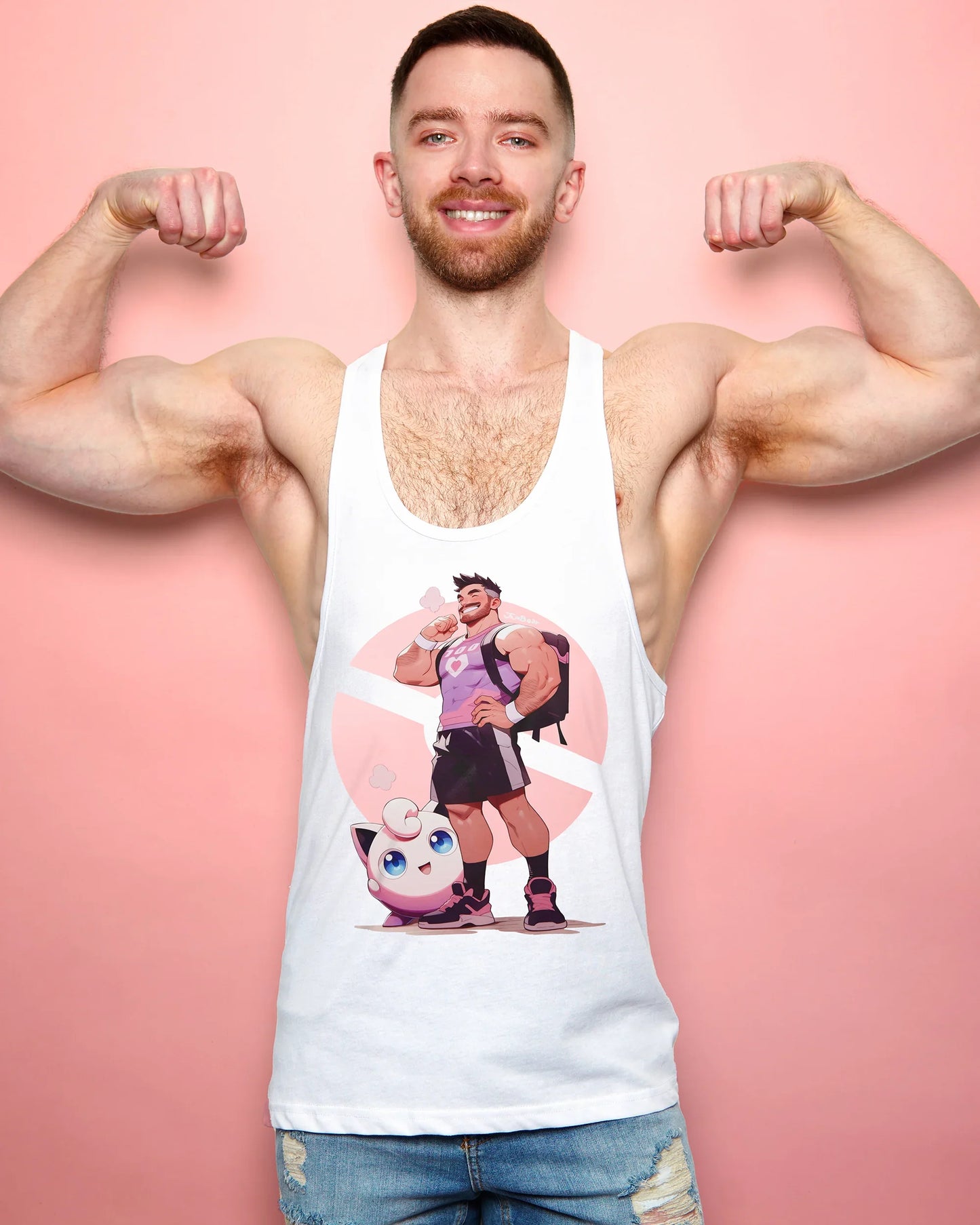 Jojo Bear: Trainer Stephen on white - tank top
