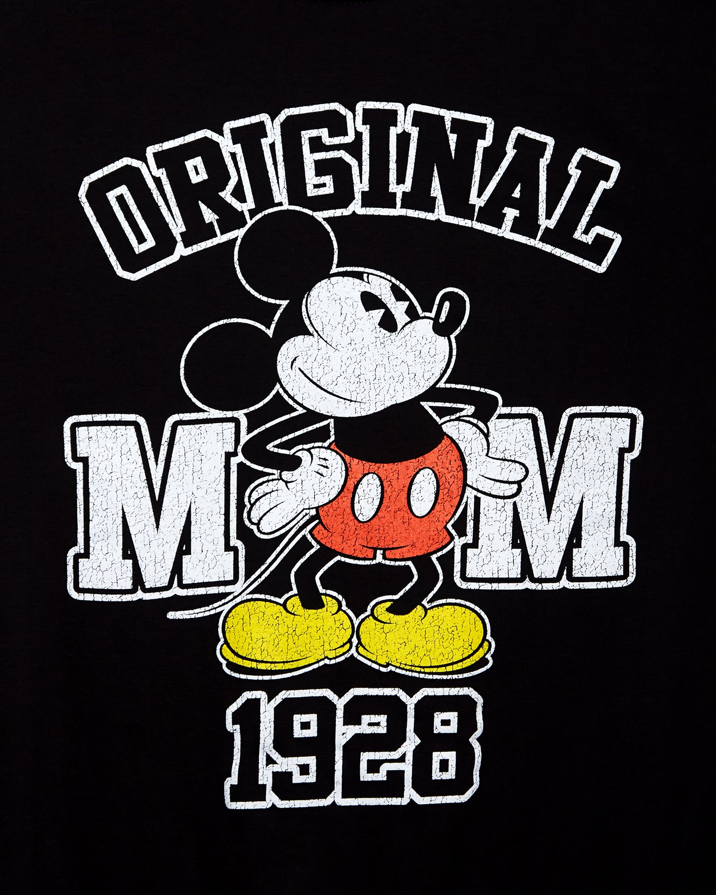 Disney Unisex T-Shirt: Mickey Mouse Original Unisex T-Shirt - Black