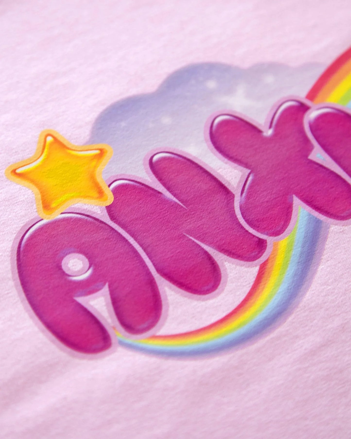 Anxious but cute on pink - pullover hoodie. - HOMOLONDON