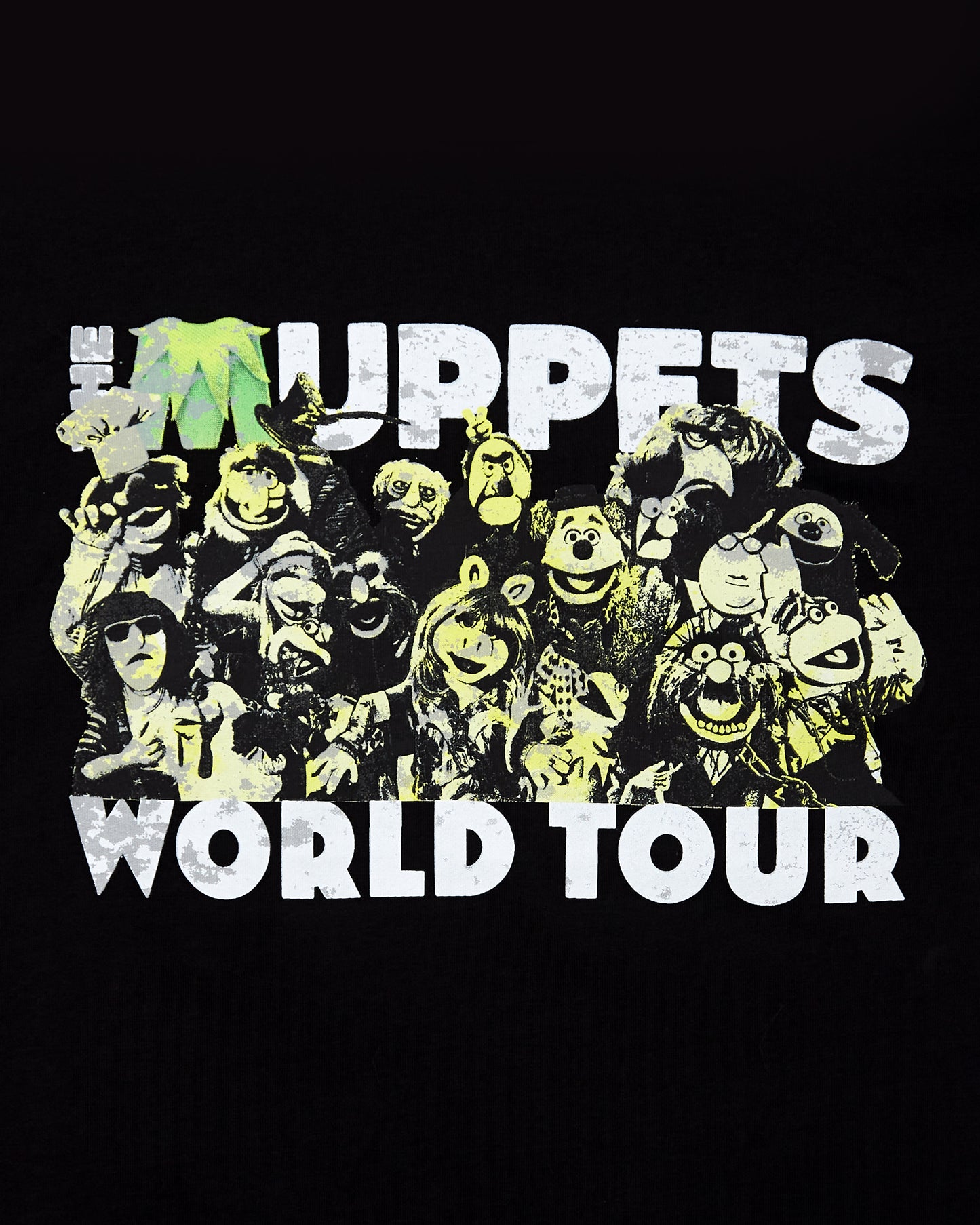 Official Disney: The Muppets World Tour Unisex T-Shirt - Black
