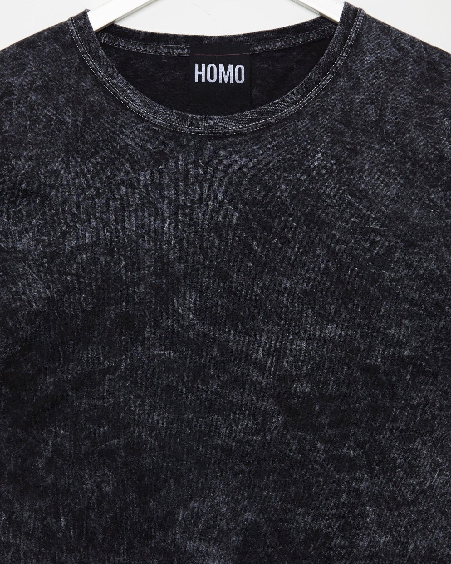 No Print just vibes: Stone wash low cut crop top