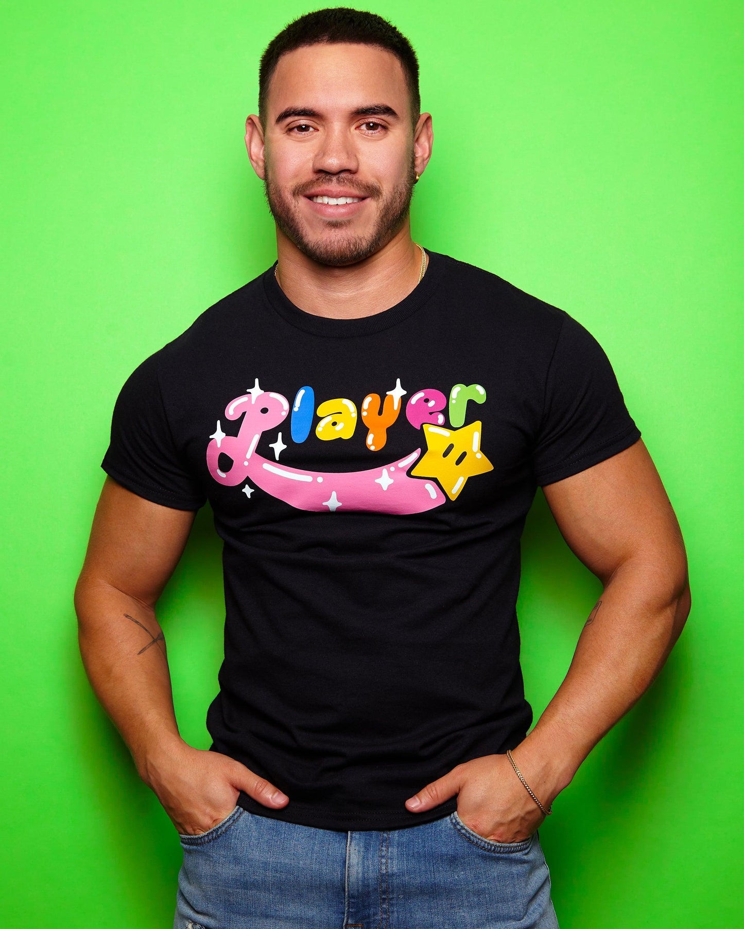 Gaymer: Player  - black tshirt