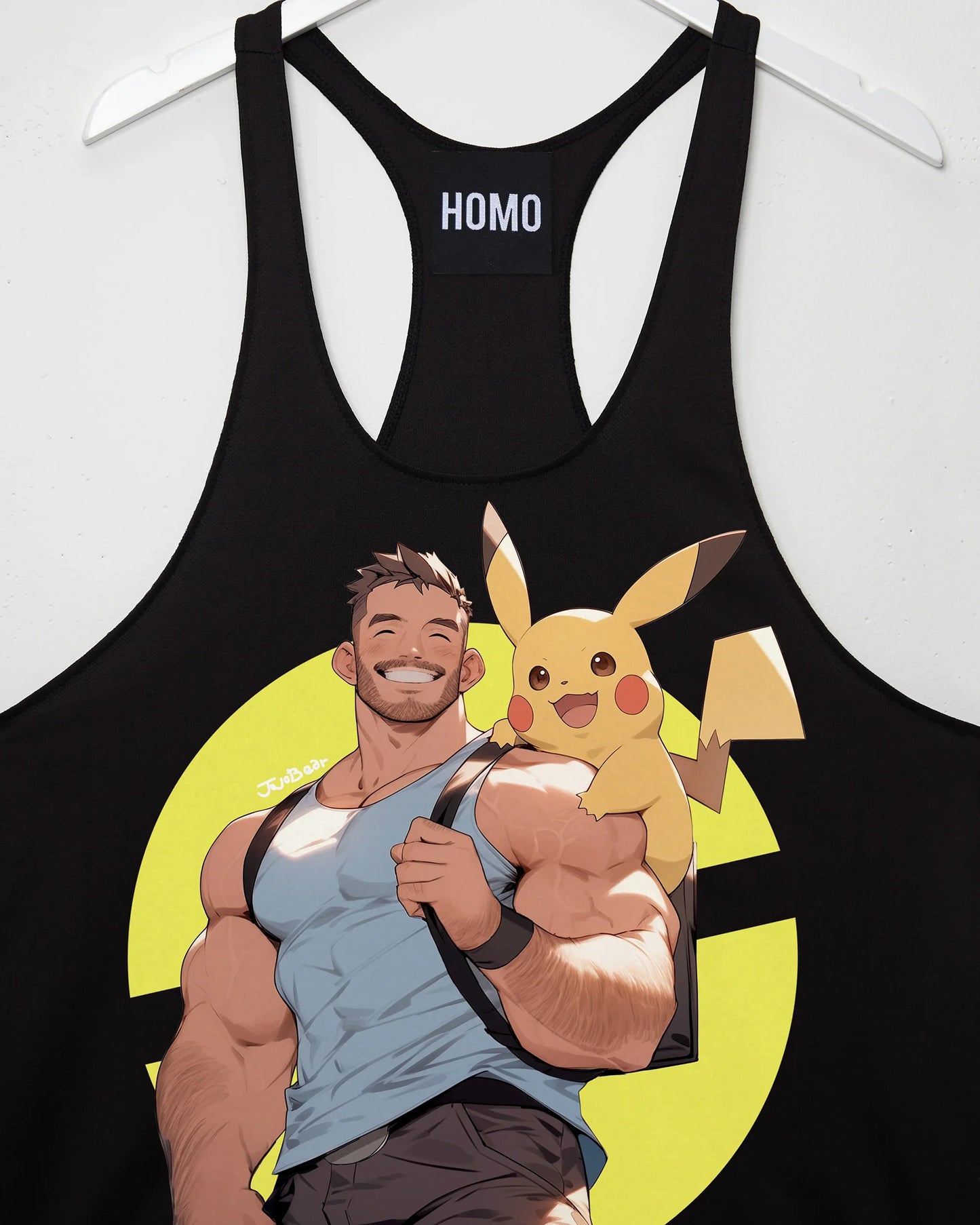 Jojo Bear: Trainer James on black - tank top