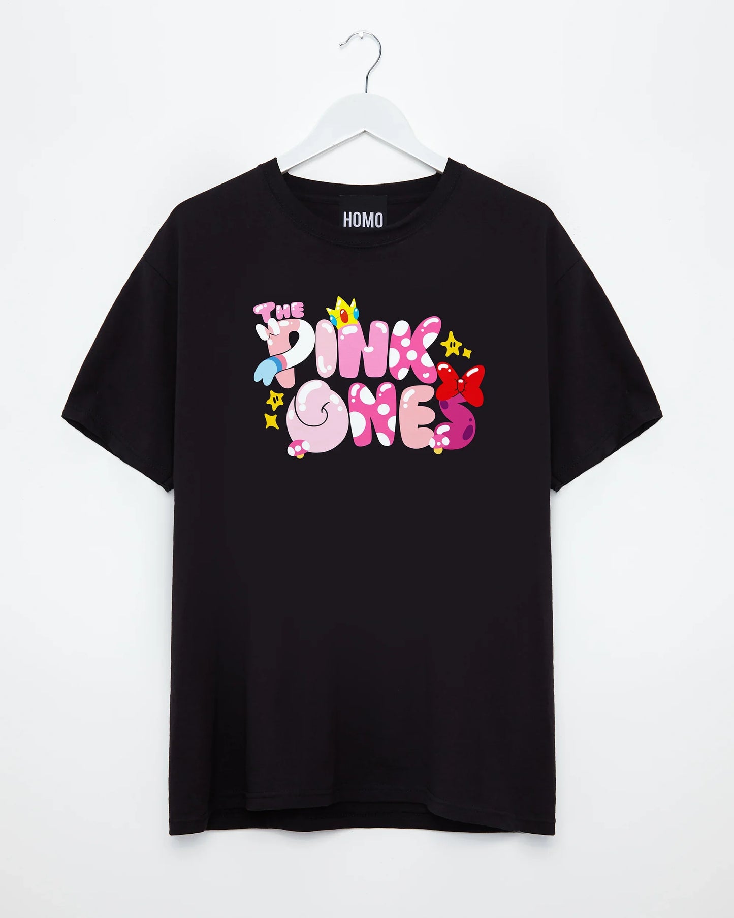 Gaymer: The pink ones! tshirt - black