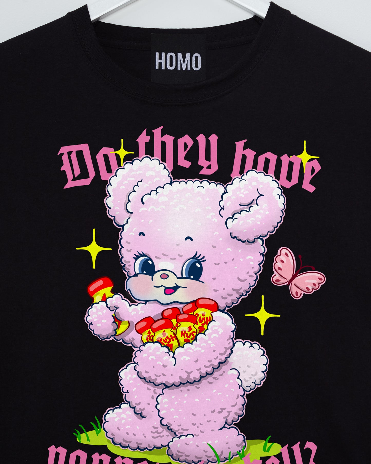 Do the have p*ppers in hell? on black sleeveless low cut cropped tshirt