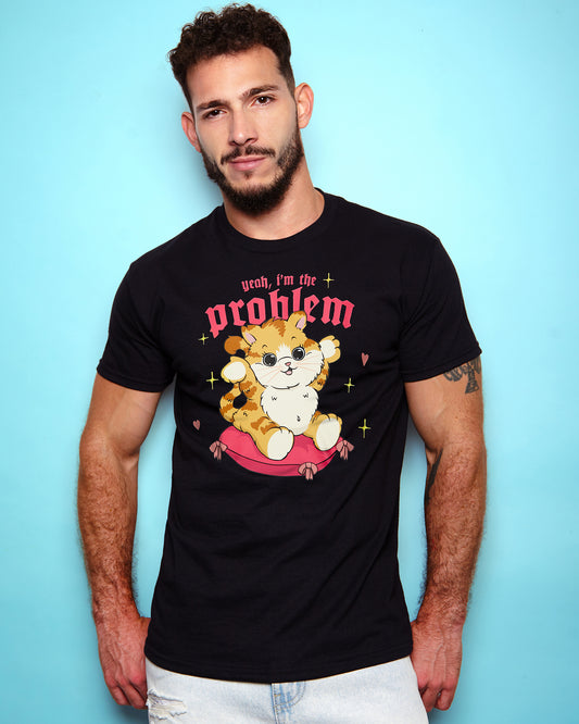 Yeah, Im the problem on black - tshirt