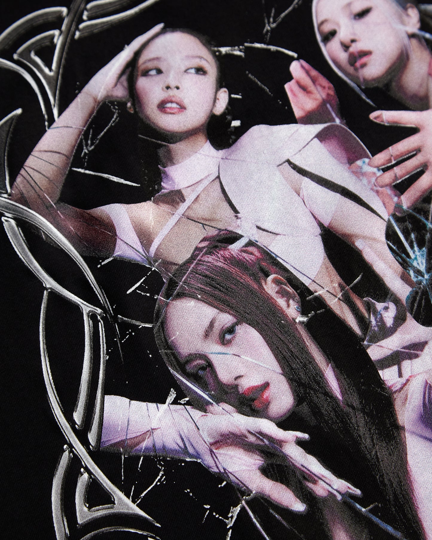 Official BlackPink Pink Venom tour (front & back print) - low cut cropped tee (Limited edition)