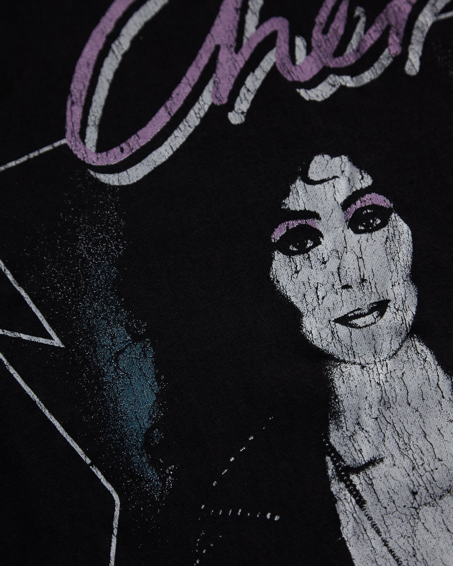 Official Cher Heart of stone 1989 tour - low cut cropped tee