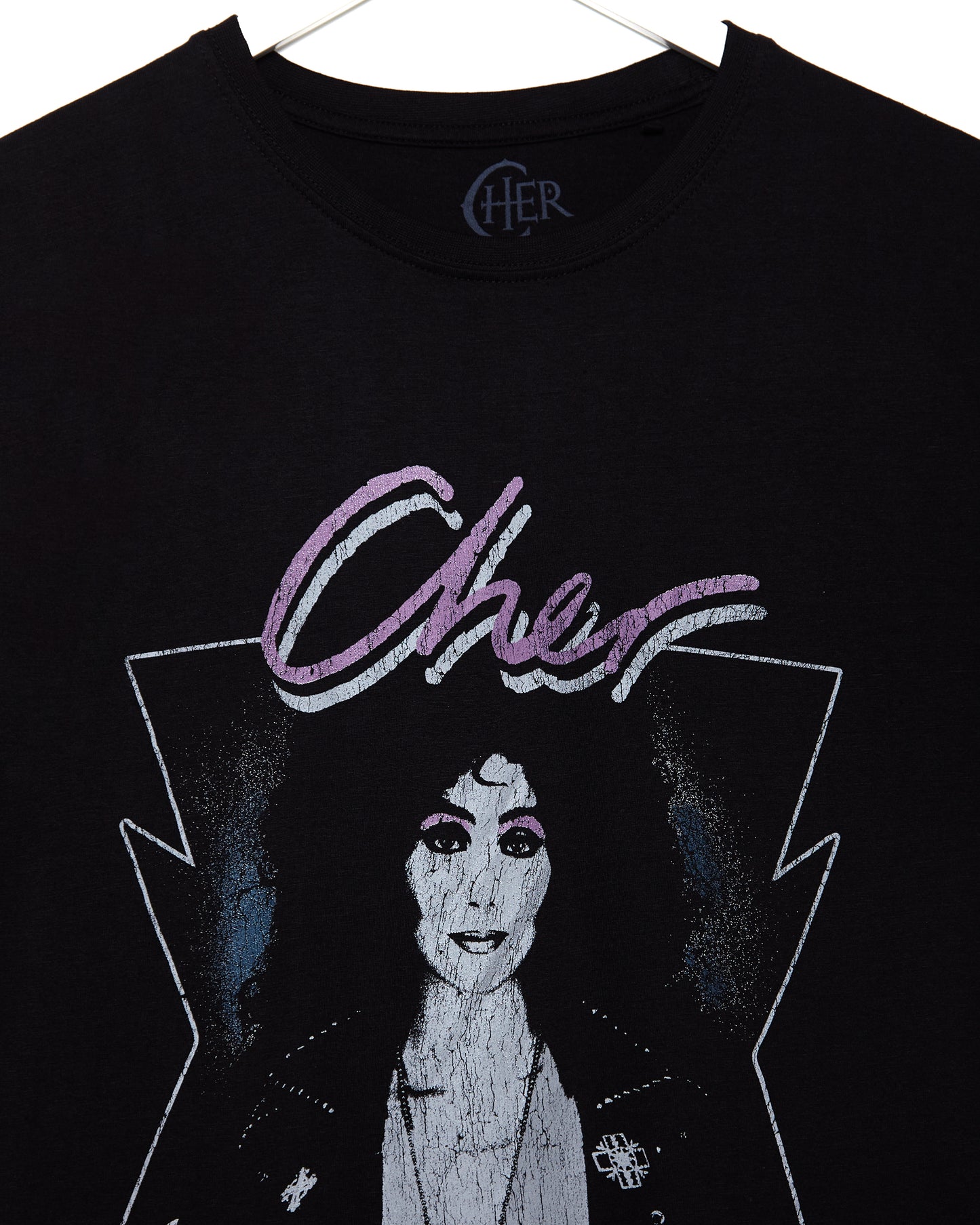 Official Cher Heart of stone 1989 tour - low cut cropped tee