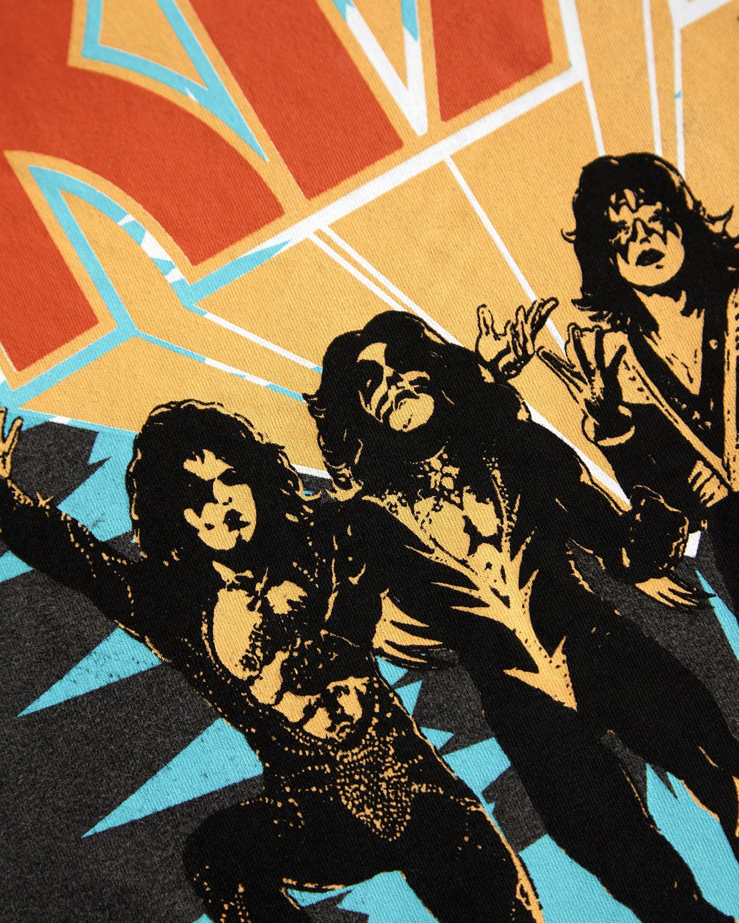 Official KISS destroyer, charcoal stone wash - tshirt (Limited edition)