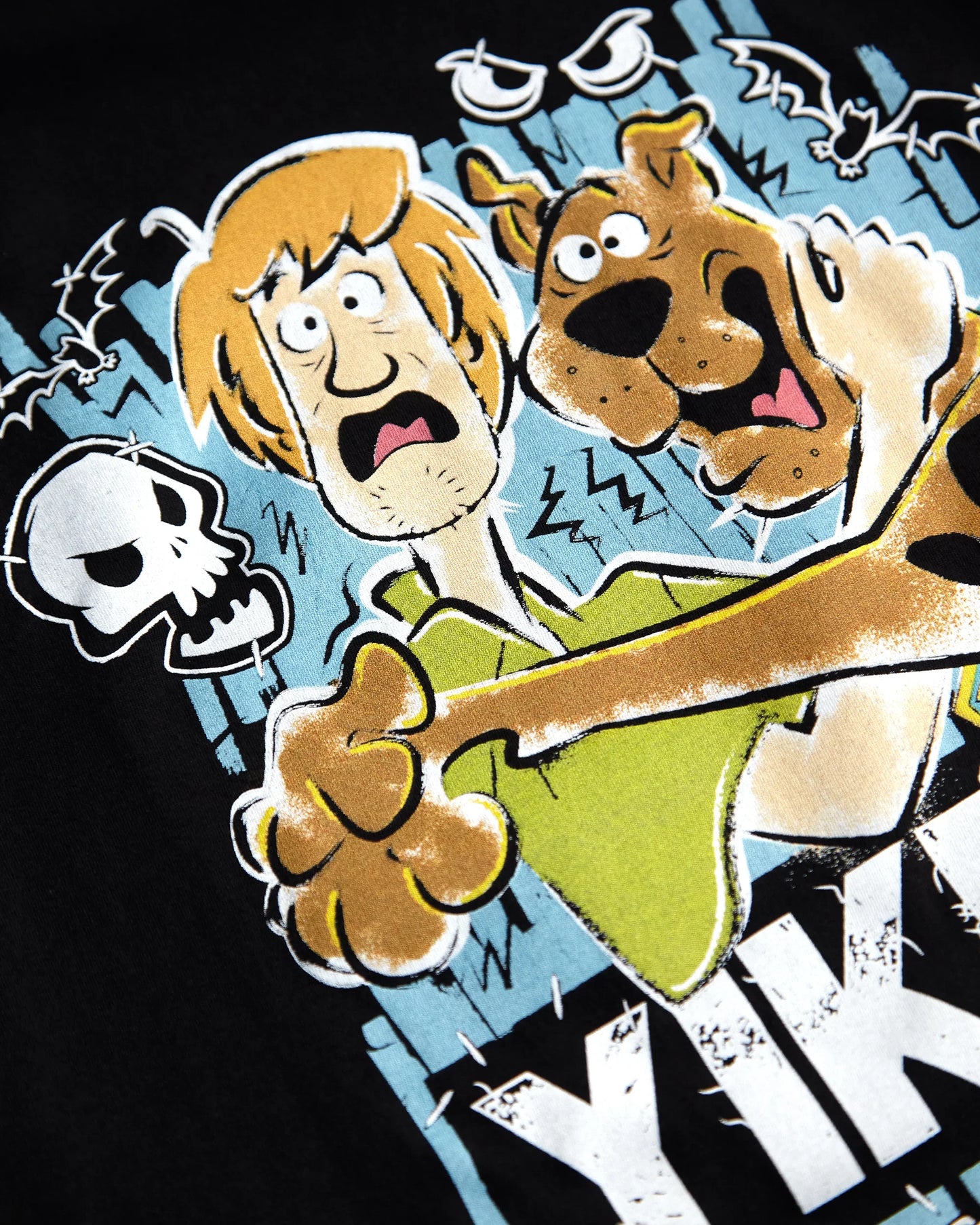 Official Scooby-Doo, YIKES! on black - tshirt