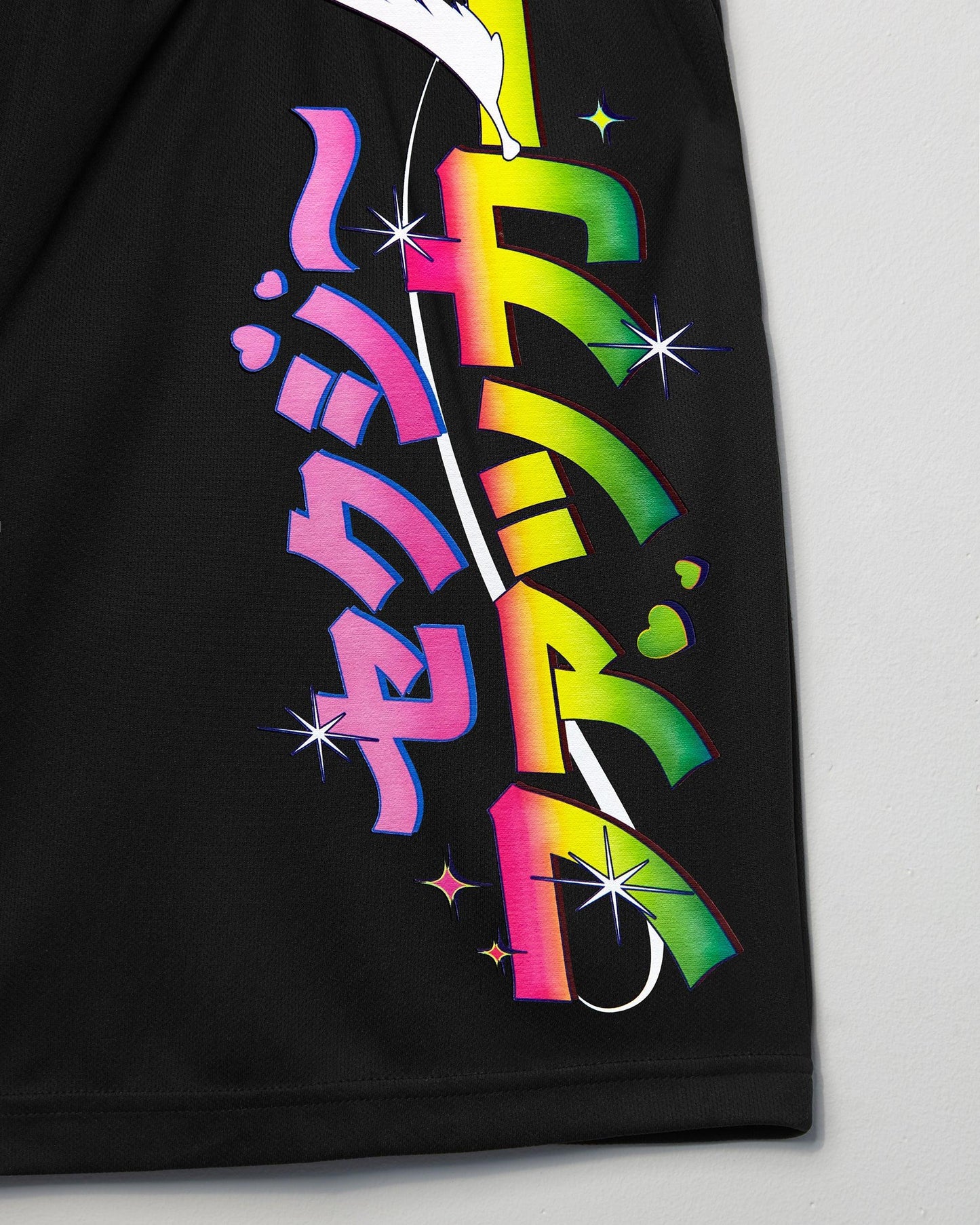 Anime Style black mens Basketball Shorts - HOMOLONDON