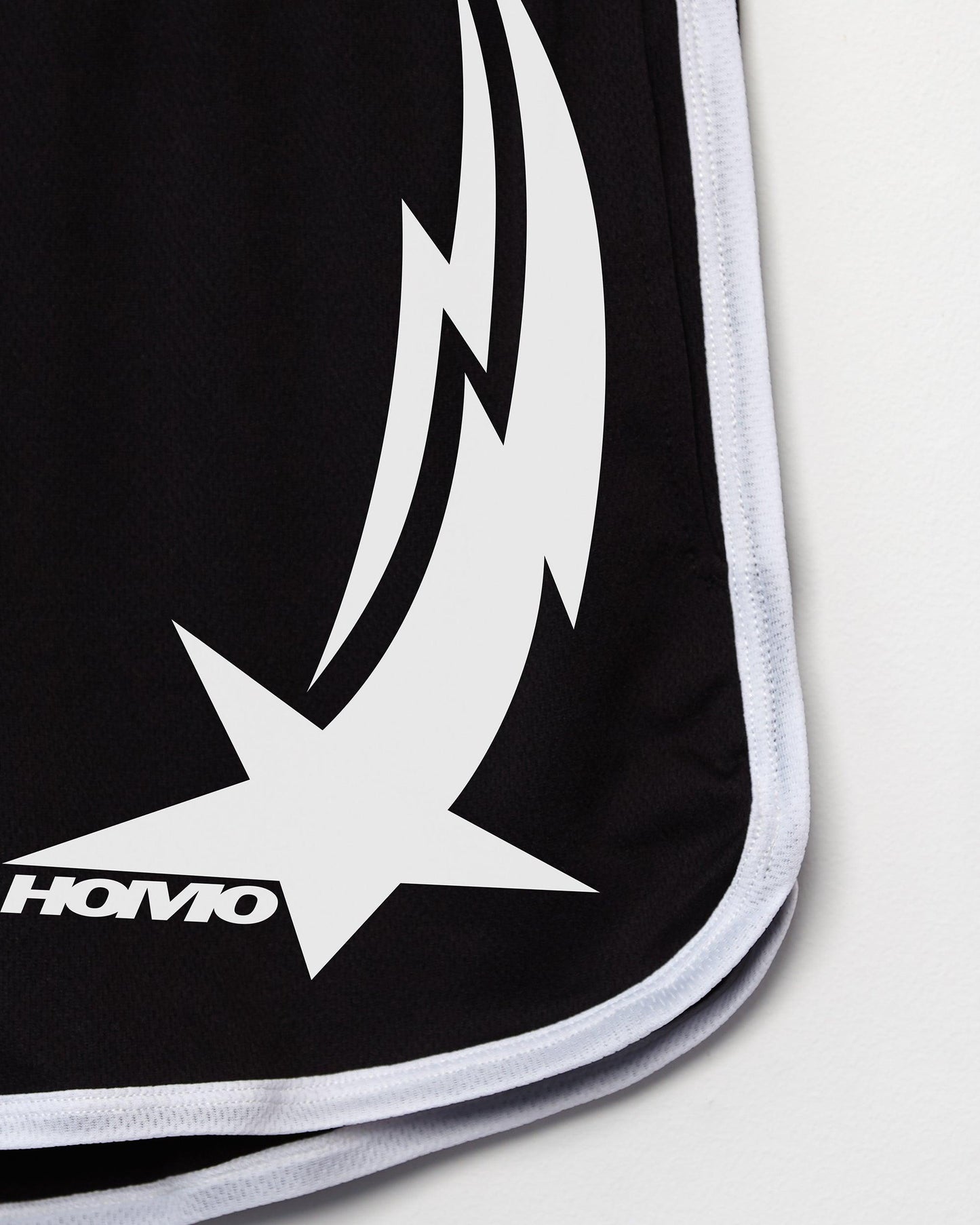 Turbo short shorts, black and white