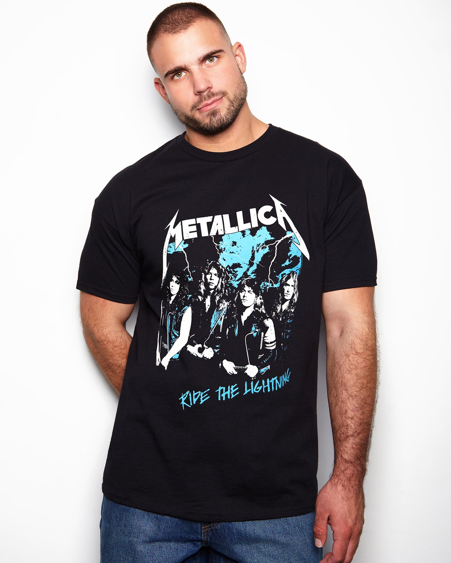 Official Metallica 1985 Ride the lightning tour - tshirt