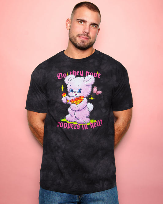 Do they have p*ppers in hell? on black - tie dye tshirt