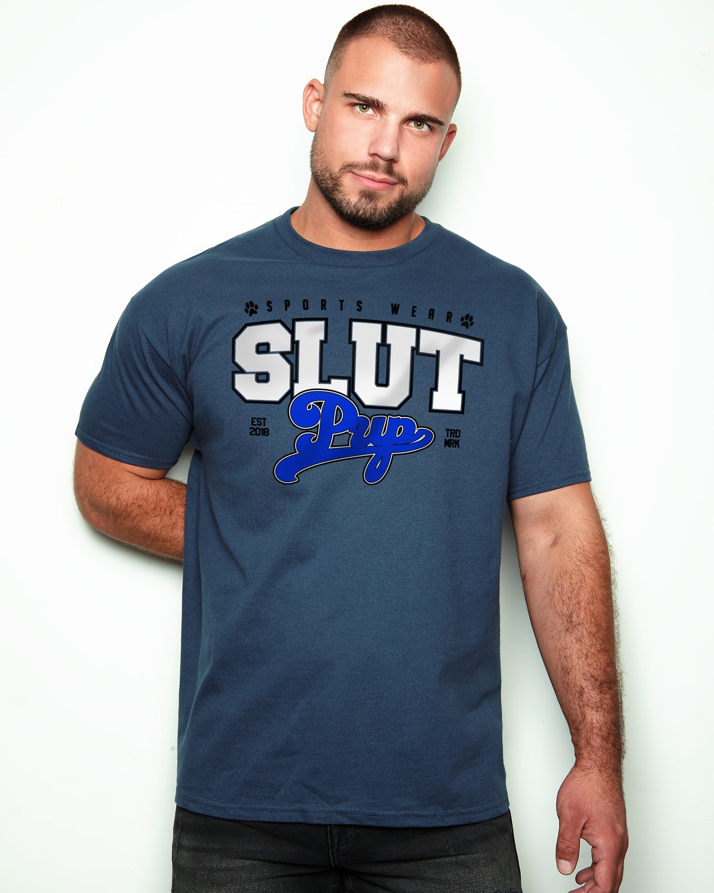 PUP Collection: S/UT PUP variety style, tee - blue