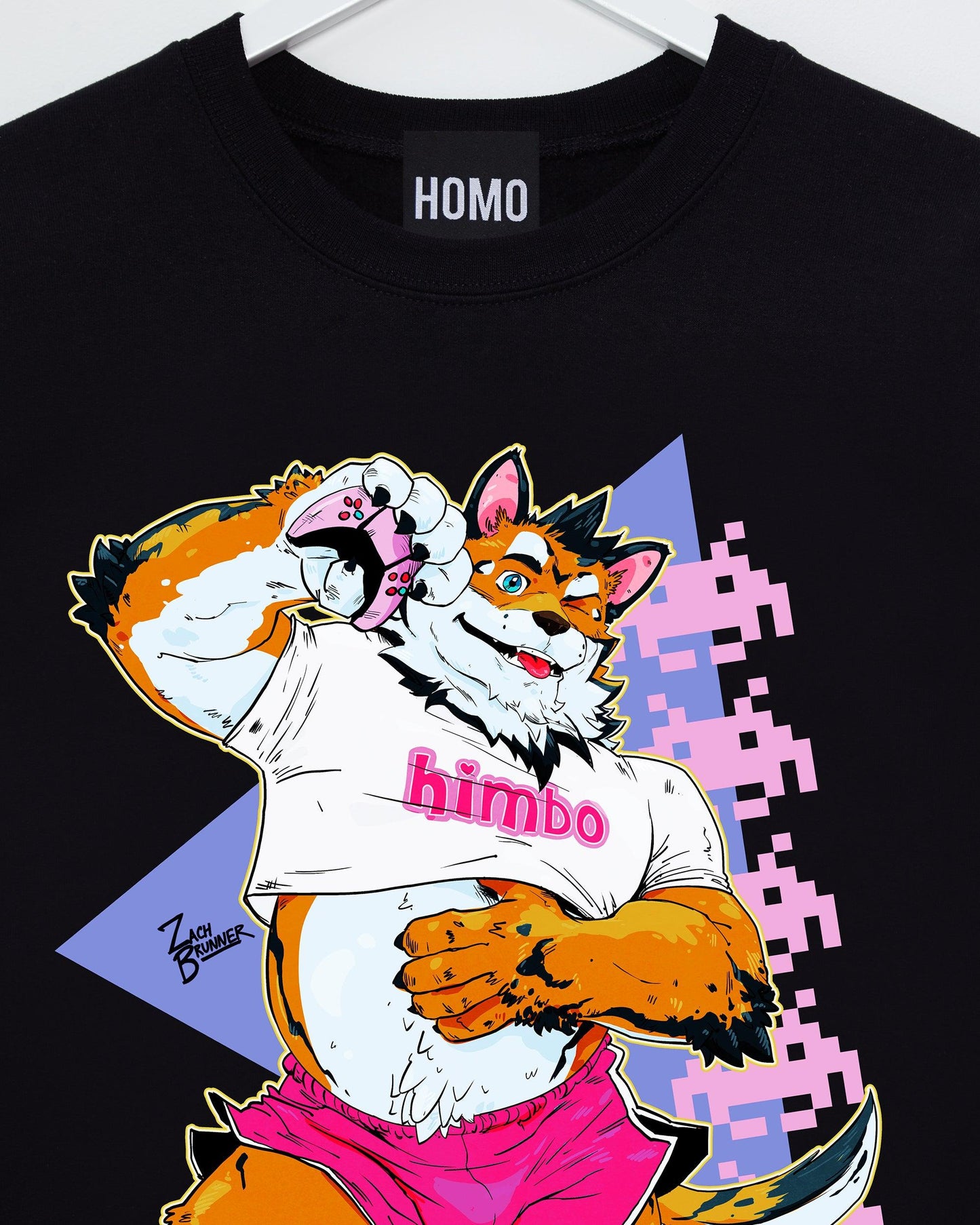 ZACH BRUNNER! thickems gaymer pup wants to play - sweatshirt.