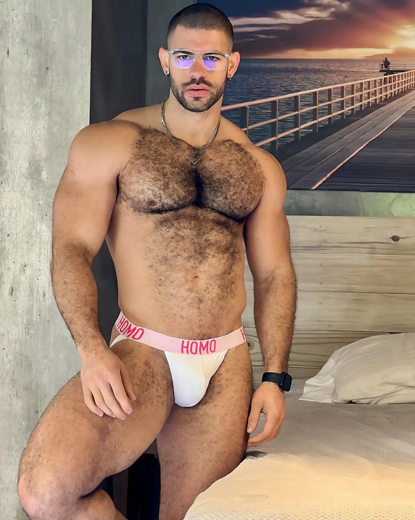 HOMO classic jock - white