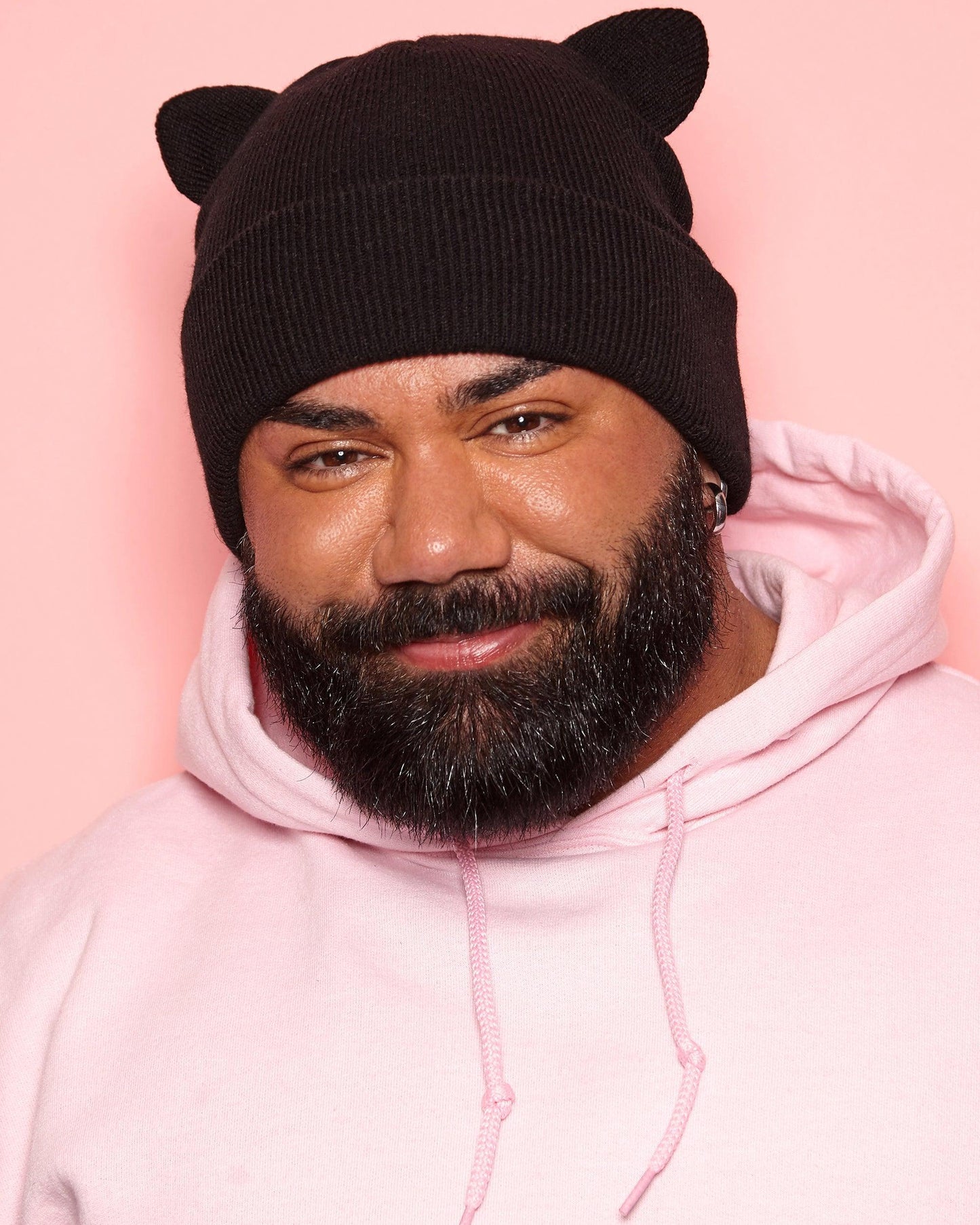 OMG im a super cute ears beanie - Black | One size fits all. - HOMOLONDON